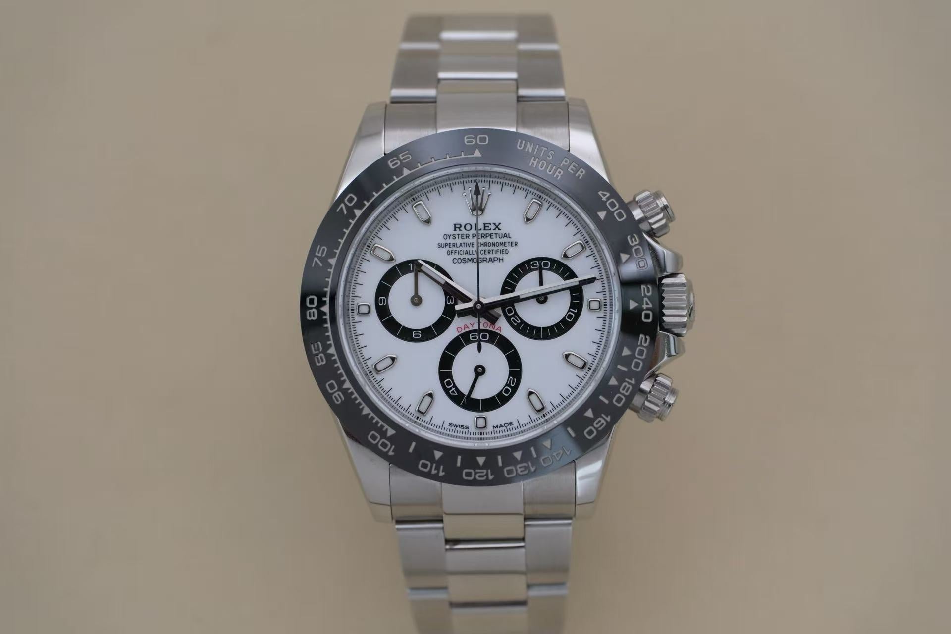 Rolex Cosmograph Daytona 116500LN-0001 Panda Daytona 40mm Oystersteel 2022 Warranty Card