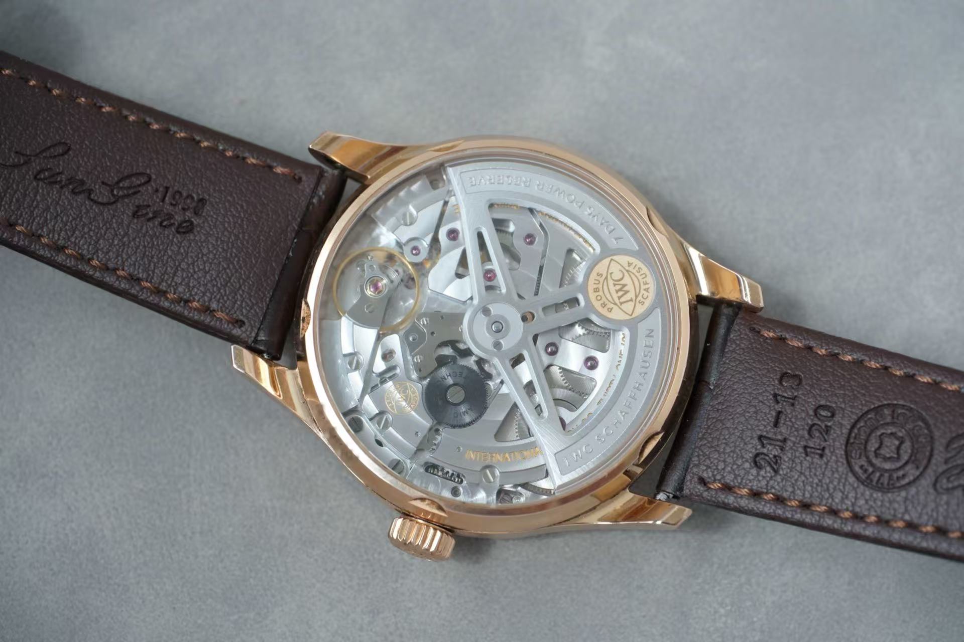 ✦ 万国 IWC 葡萄牙系列 葡七 IW500701 42.3毫米 18K玫瑰金 2021年大全套带票