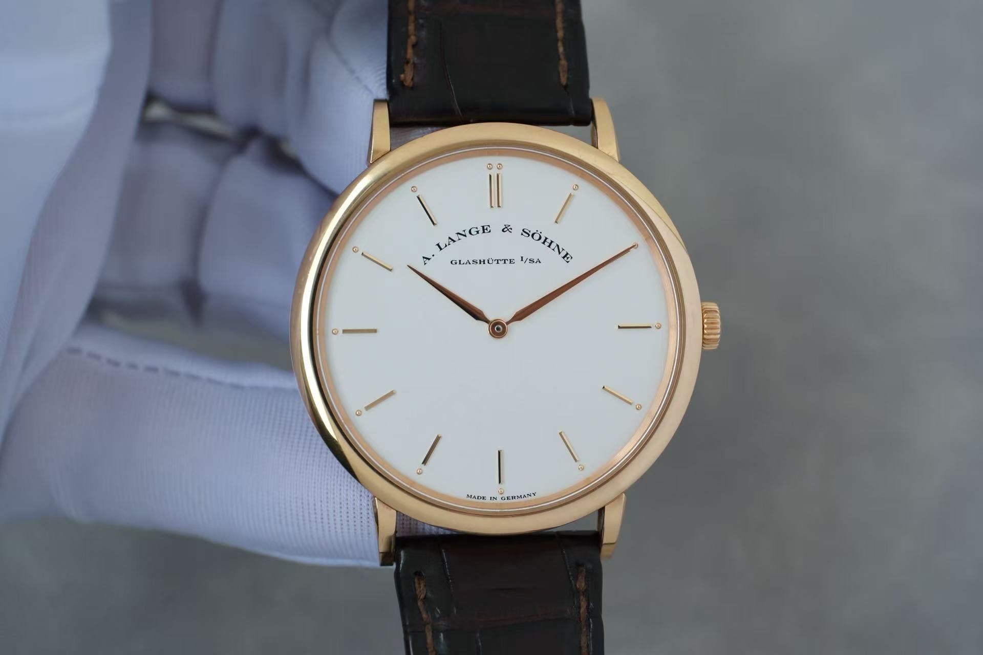 ✦ 朗格 A. Lange & Söhne 萨克森系列 211.032 40毫米 18K玫瑰金 手动机械