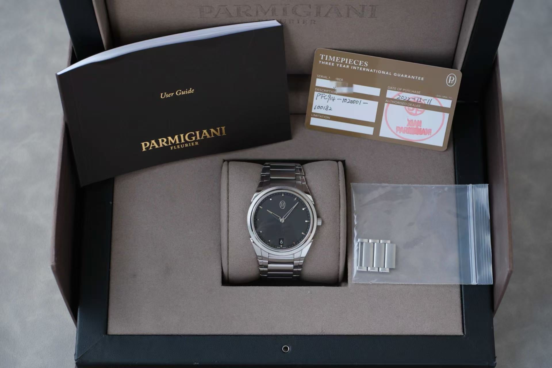 ✦ 帕玛强尼 Parmigiani Tonda PF 微型摆陀腕表 PFC914 40毫米 2022年全套全长