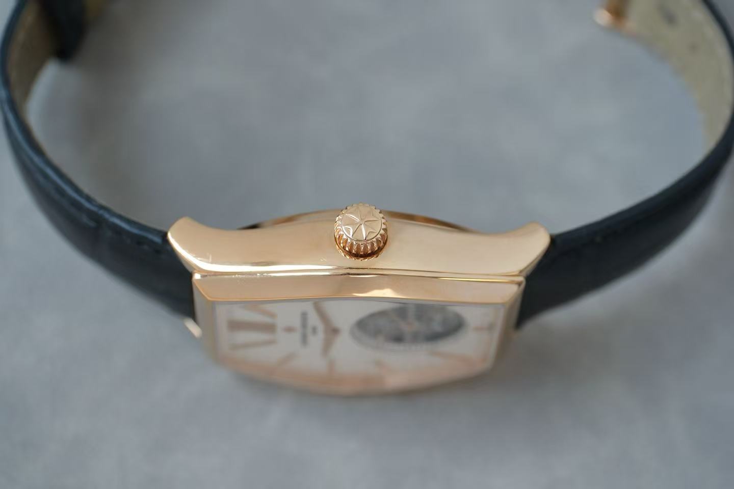 ✦ Vacheron Constantin Malte 30130/000R-9754 18K Pink Gold Tourbillon Watch