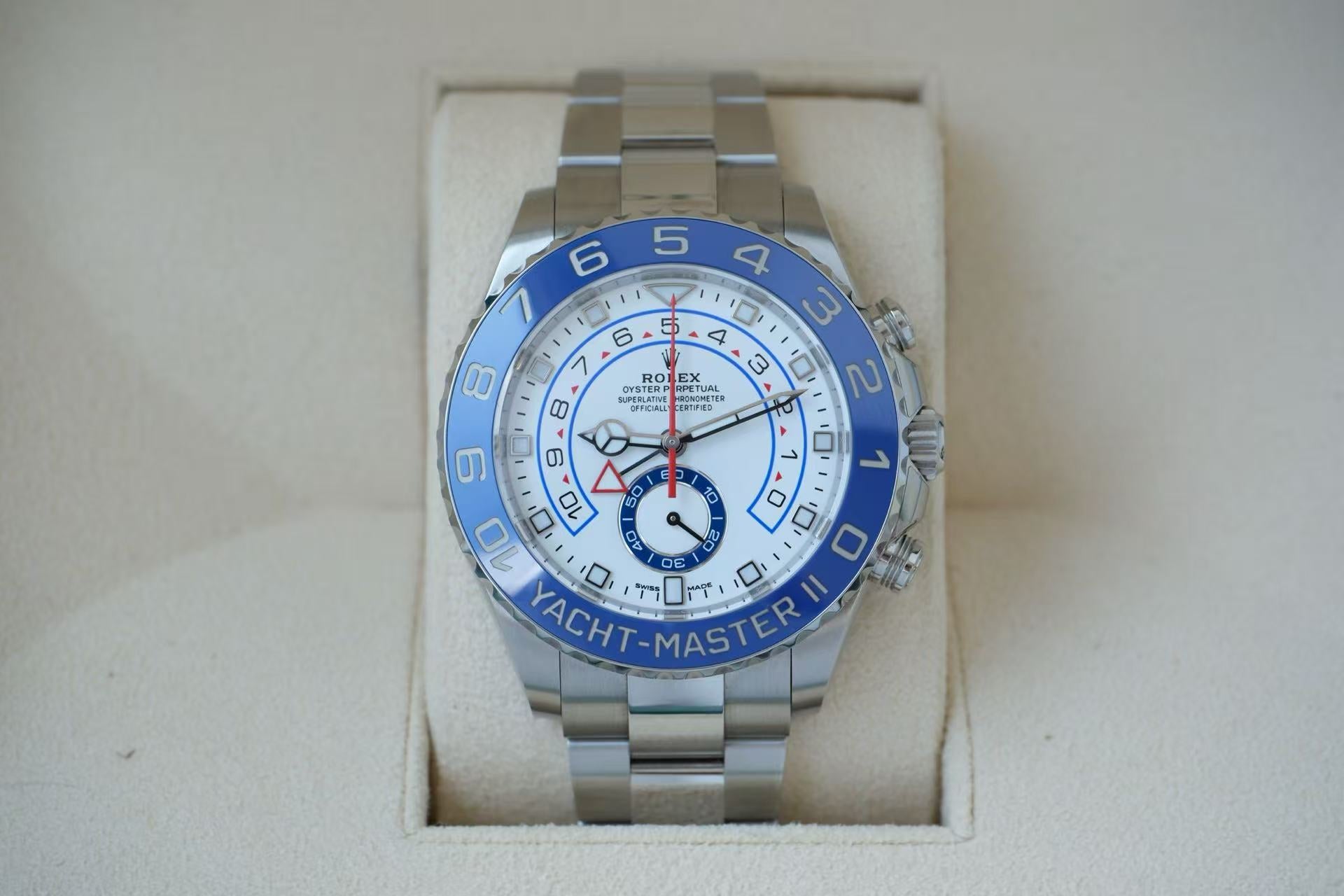 ✦ 劳力士 Rolex 游艇名仕型 II Yacht-Master II 116680 蓝圈 44mm 2023年12月全套
