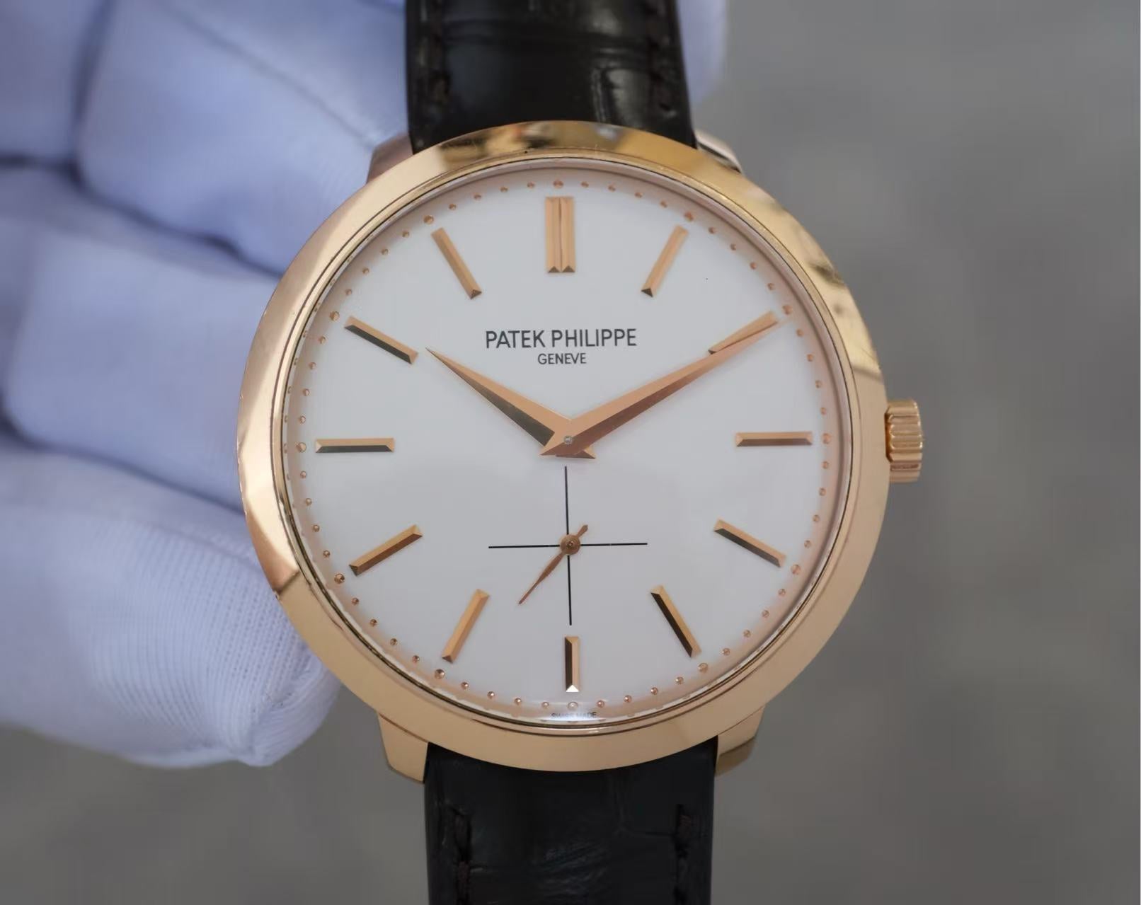 ✦ 百达翡丽 Patek Philippe 古典表系列 5123R-001 18K玫瑰金 手动机械 38mm