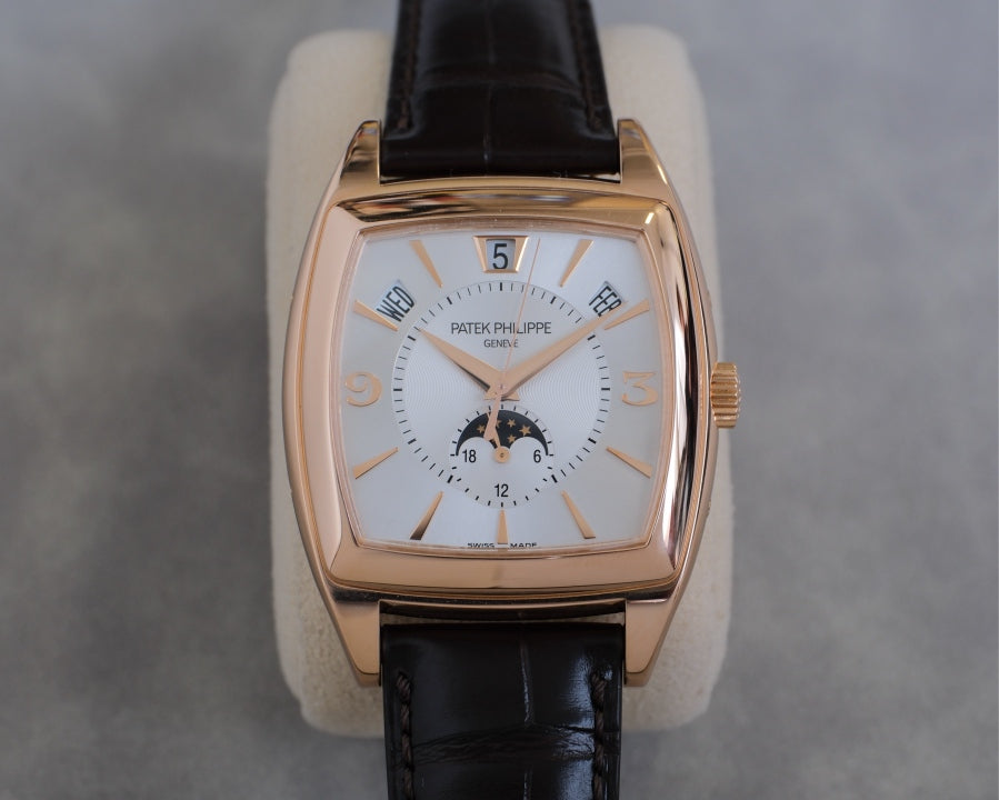 Patek Philippe 百达翡丽 复杂功能时计 5135R 自动机械,18k玫瑰金 2009年 全套现货