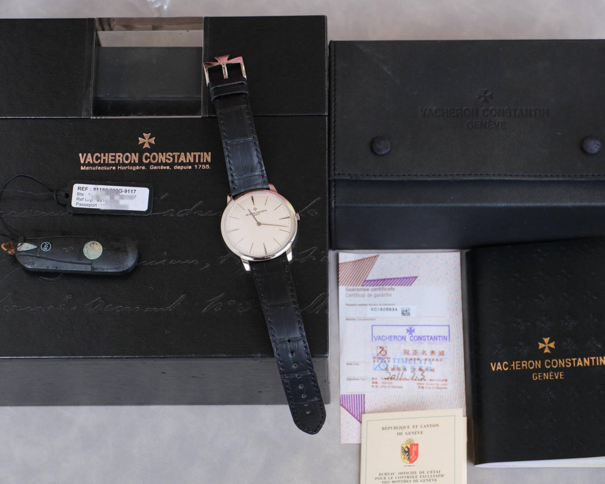 Vacheron Constantin 江诗丹顿 传承系列81180/000G-9117腕表 PATRIMONY传承系列 81180/000G 2011年 全套现货