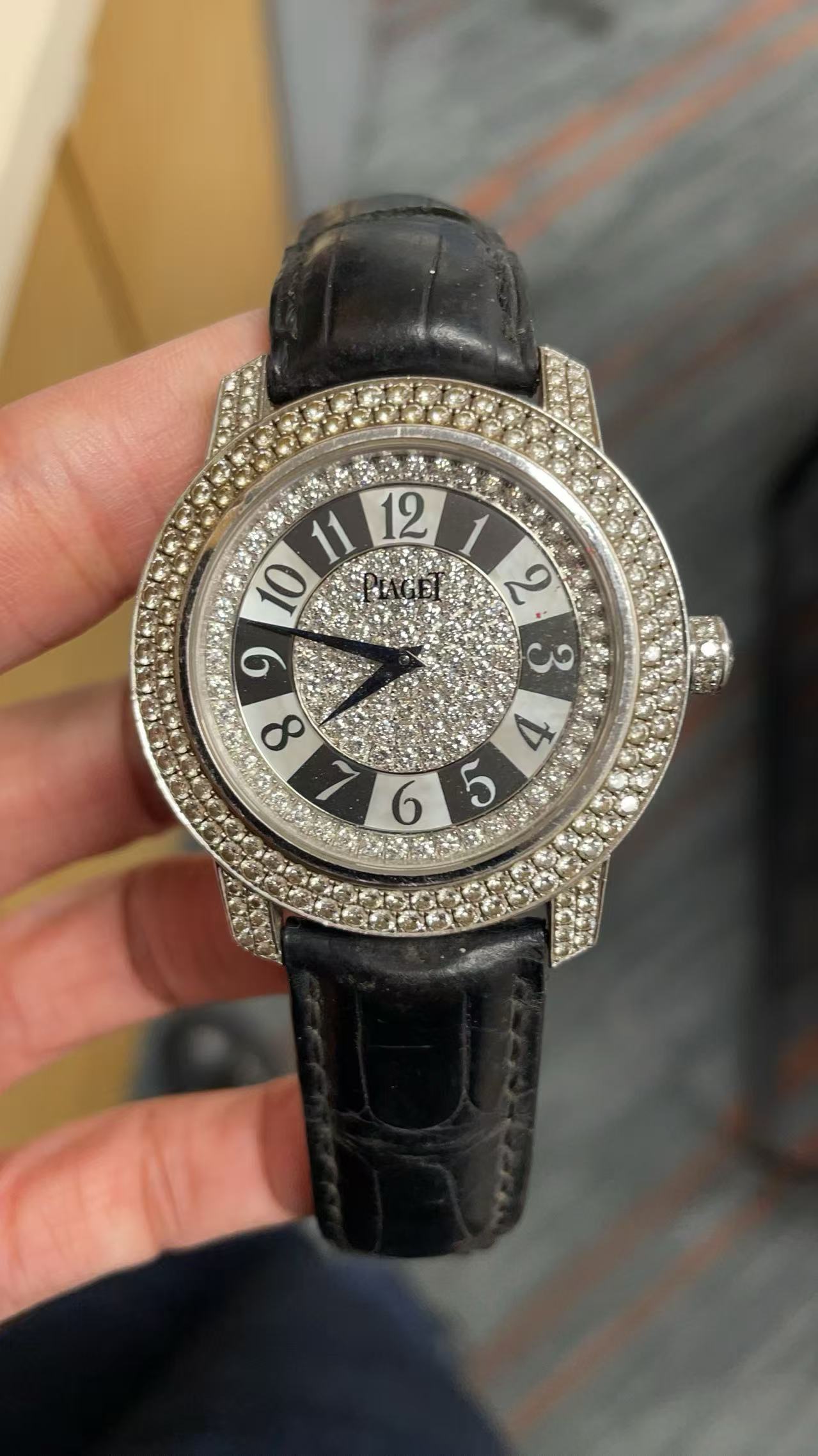 ✦ Piaget Extraordinary Collection G0A29082 40mm 18K White Gold Automatic Mechanical Carving Set with Full Diamonds