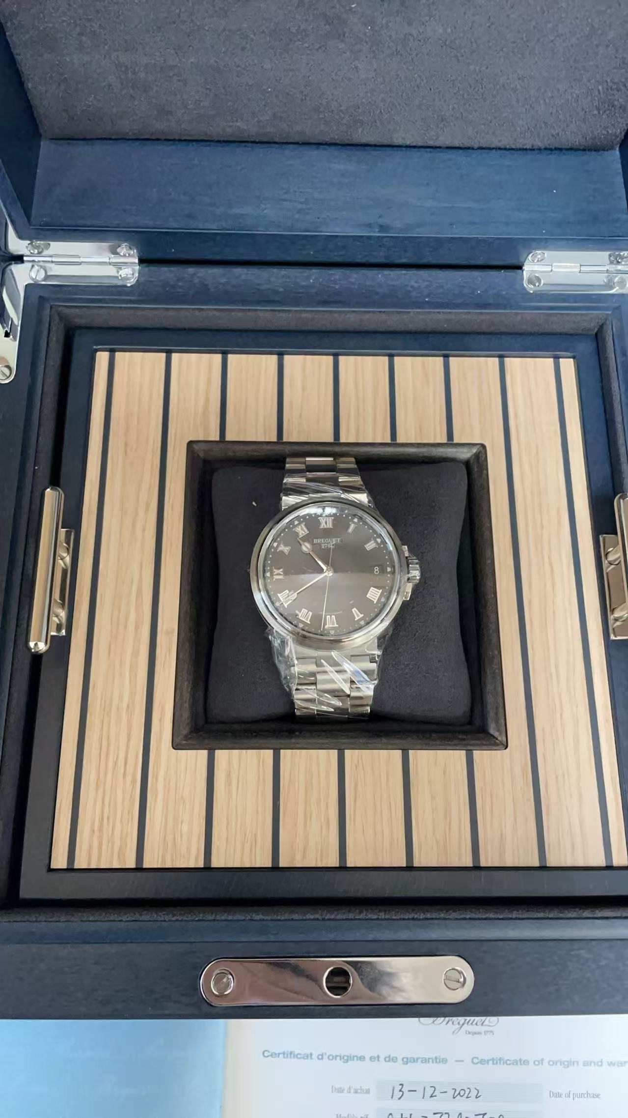✦ 宝玑 Breguet 航海系列 Marine 5517TI 钛金属 40mm 2022年全套