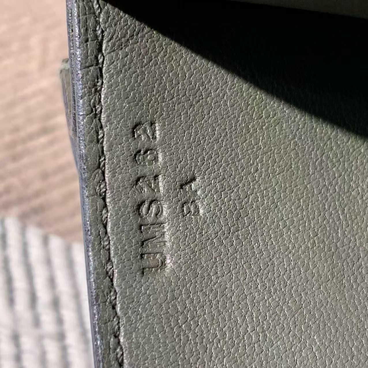 ✦ Hermès Constance 19 Bag C6 Grey-Green Epsom Leather with Gold Buckle and U-Engraving (Interior Mirror Version/Exquisite High-End Grey)