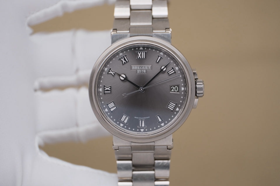 Breguet 宝玑 5517TI/G2/TZ0 钛金属，40mm自动机械，2021年全套 2021年 全套现货