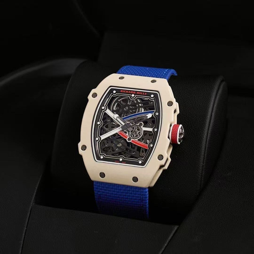 ✦ Richard Mille RM 67-02 French White Automatic Ultra-Thin Watch - A Private Collection by an Employee