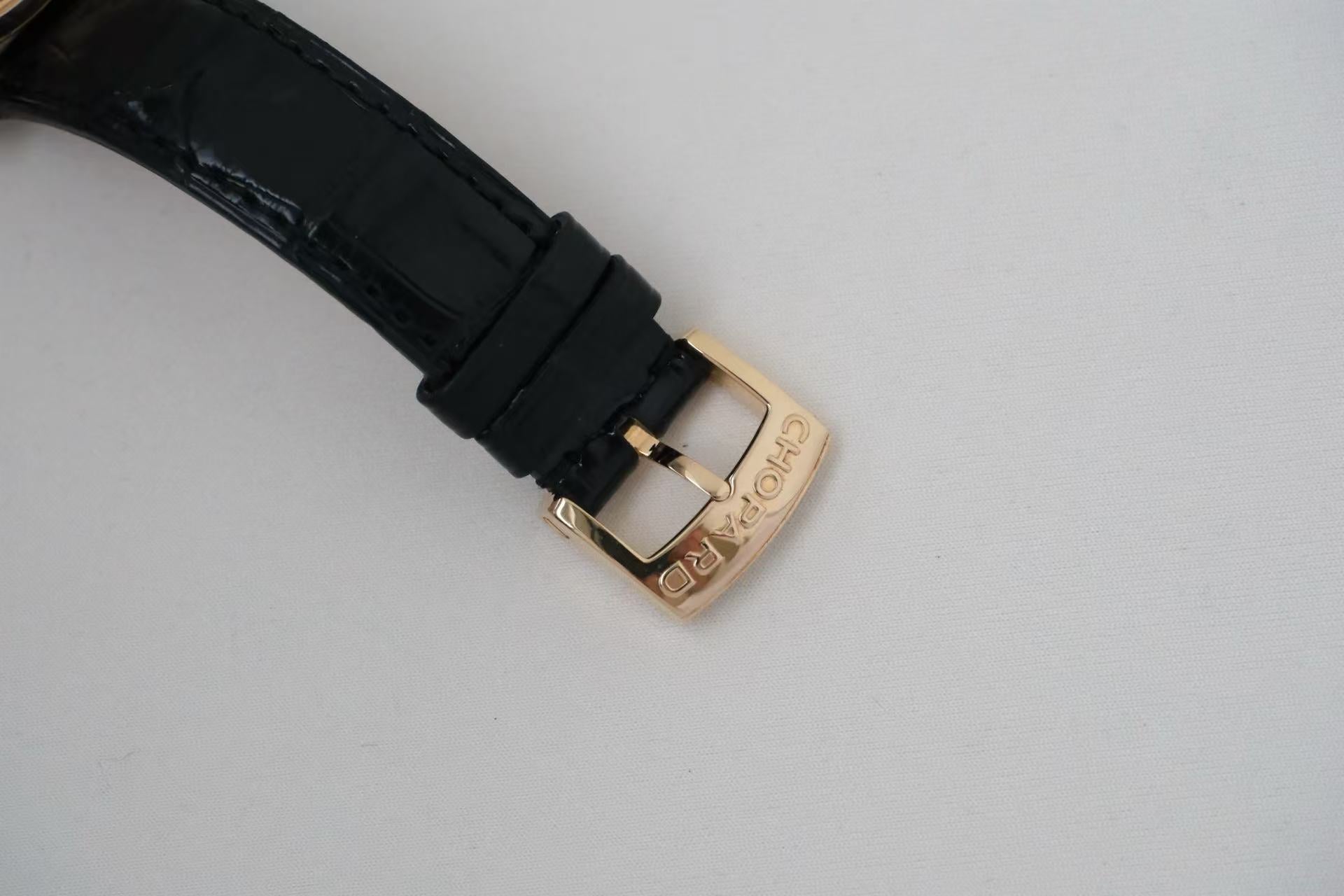 ✦ 萧邦 Chopard L.U.C 系列 39.5毫米 18K玫瑰金 莳绘工艺孔雀表盘