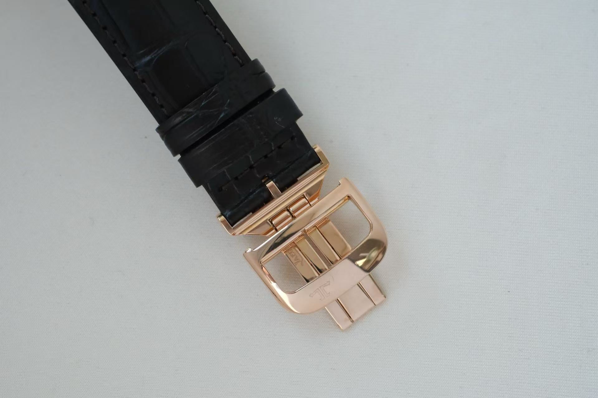 ✦ 积家 Jaeger-LeCoultre 双翼系列 42毫米 18K玫瑰金 手动机械腕表