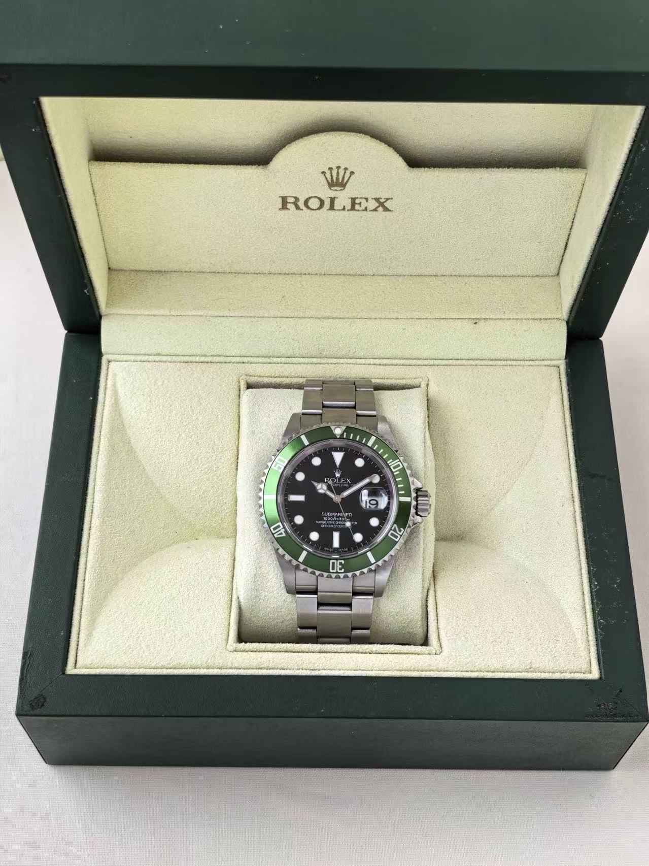 劳力士 Rolex 潜航者型 Submariner 16610LV 初代铝圈绿水鬼 精钢 自动机械 40mm