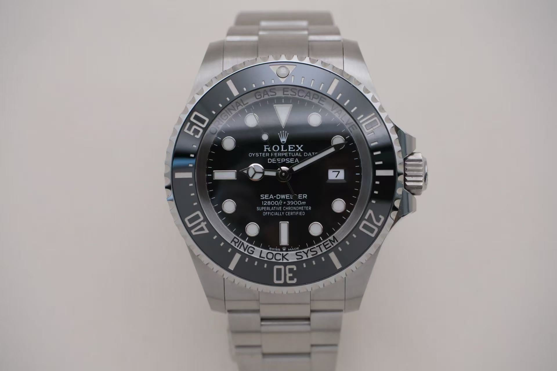 劳力士 Rolex 海使型 深潜型 Deepsea 126660-0001 黑盘 蚝式钢 自动机械 44mm