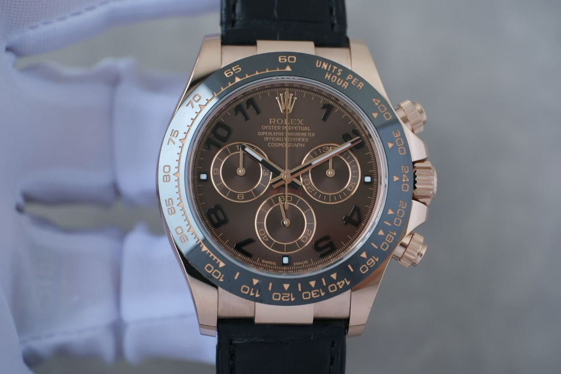✦ 劳力士 Rolex 宇宙计型迪通拿 40毫米 18K玫瑰金 巧克力盘 116515ln