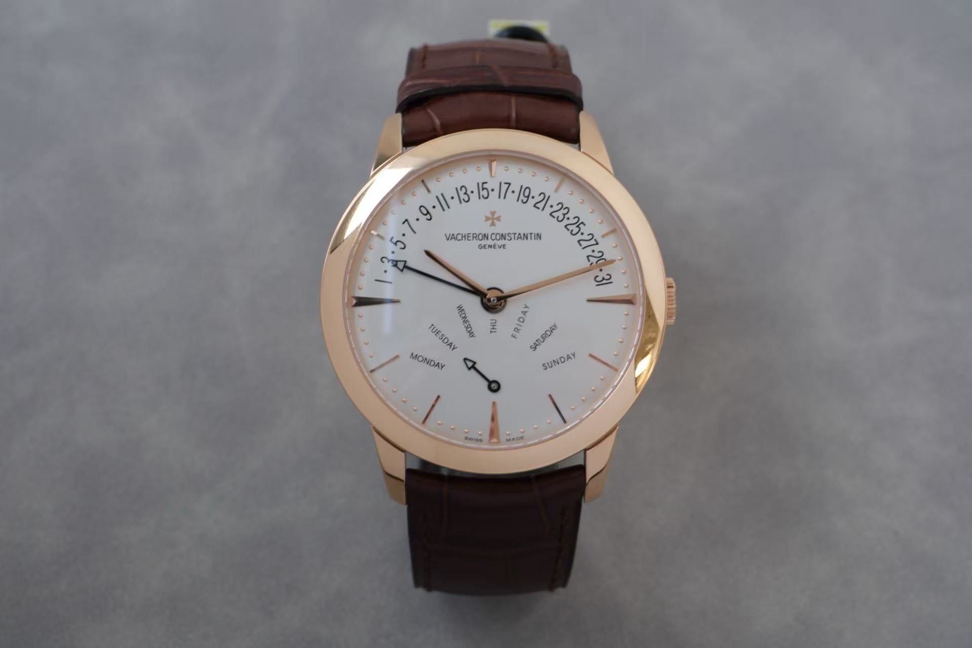 ✦ Vacheron Constantin Heritage Collection 42.5mm 18K Rose Gold Double Retrograde Date and Day