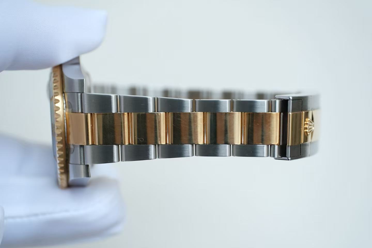 ✦ 劳力士 Rolex 潜航者型 40毫米 间金黑水鬼 8钻刻度 116613-LN