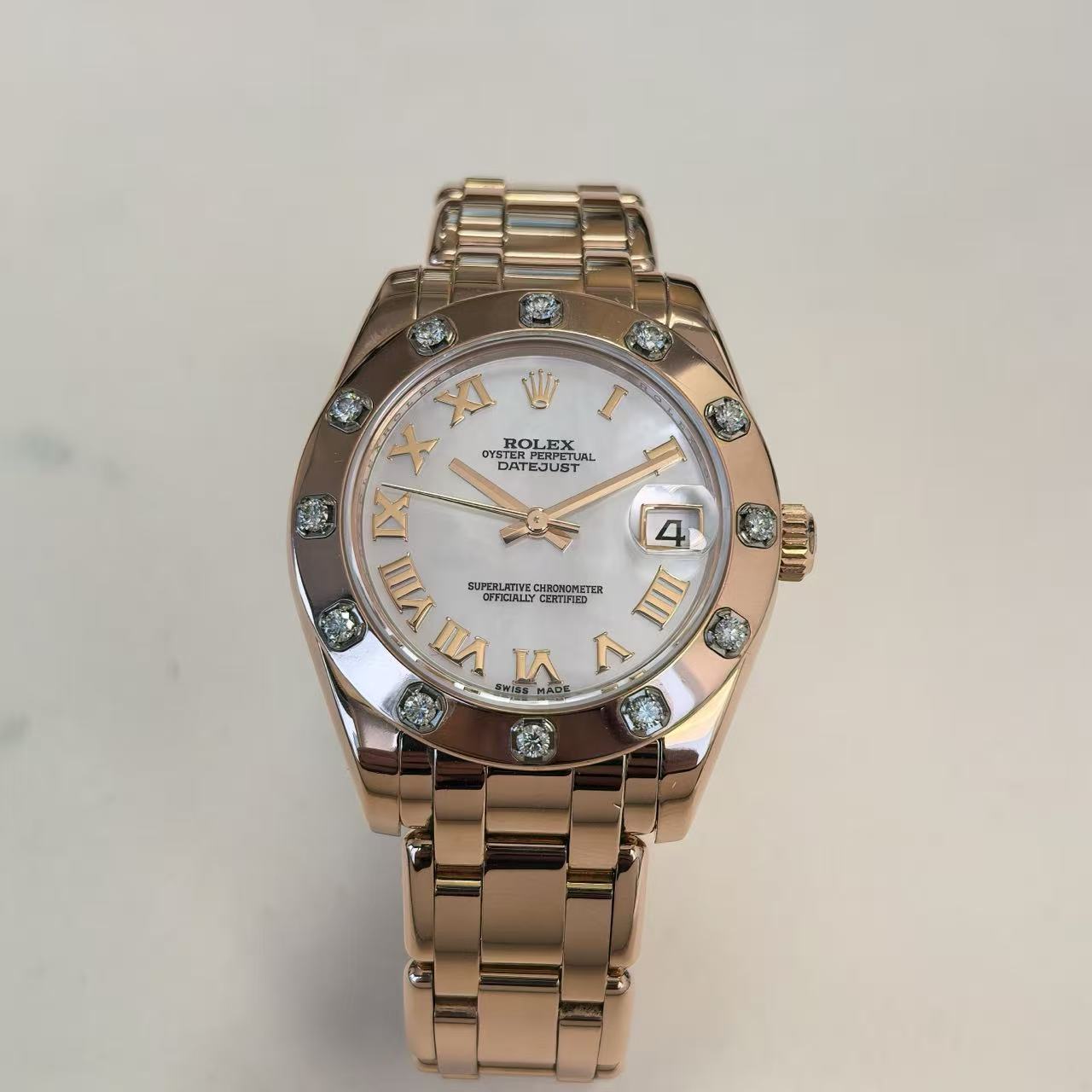 ✦ 劳力士 Rolex 珍珠淑女型 Pearlmaster 34毫米 18K玫瑰金 m81315