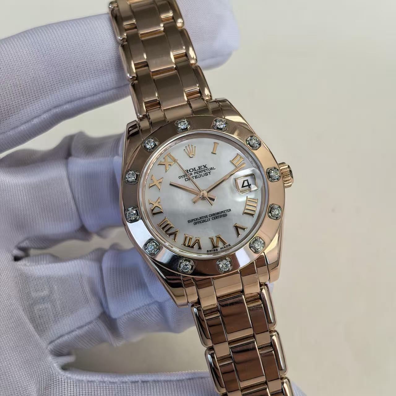 ✦ Rolex Pearlmaster 34mm 18K Rose Gold m81315