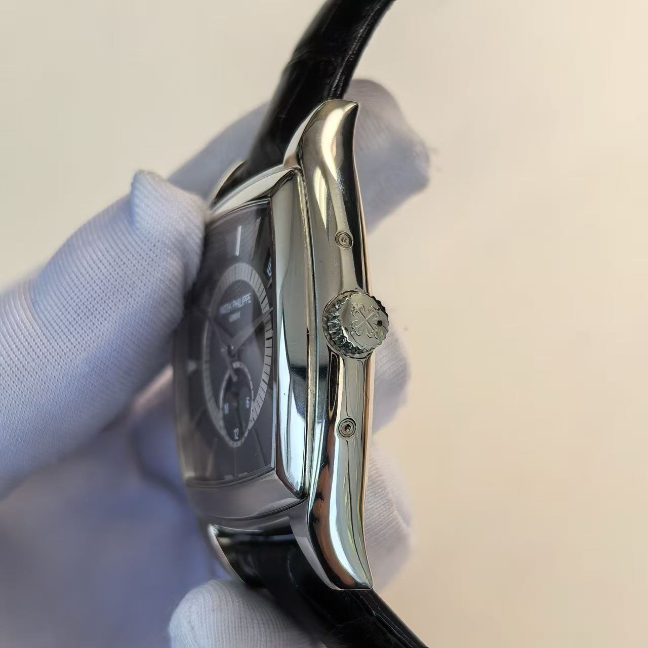 ✦ Patek Philippe Complications Collection 38x51mm 950 Platinum Annual Calendar Watch 5135P-001