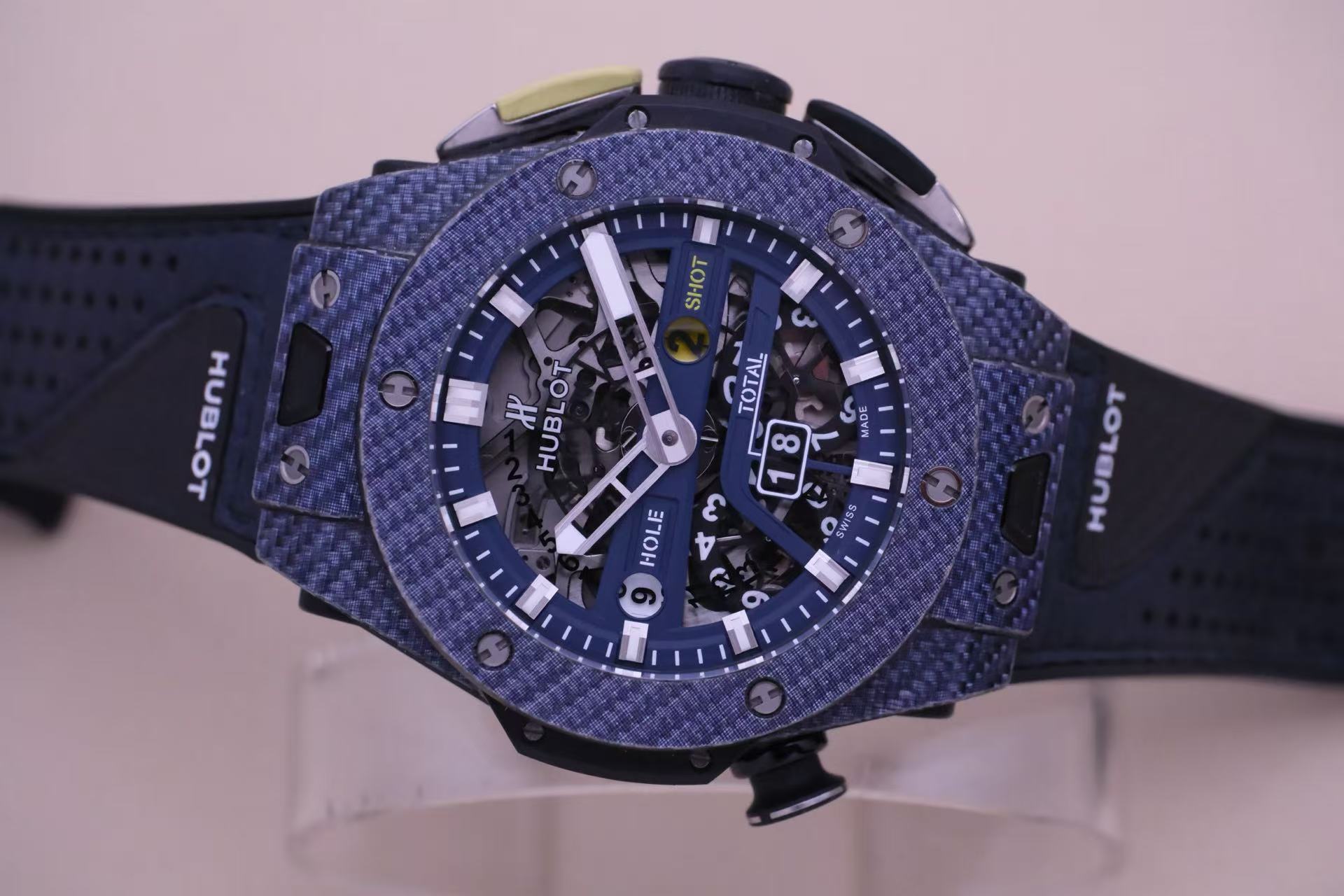 ✦ 宇舶 Hublot Big Bang 系列 45毫米 蓝碳纤维 全球限量200枚 416.YL.5120.VR
