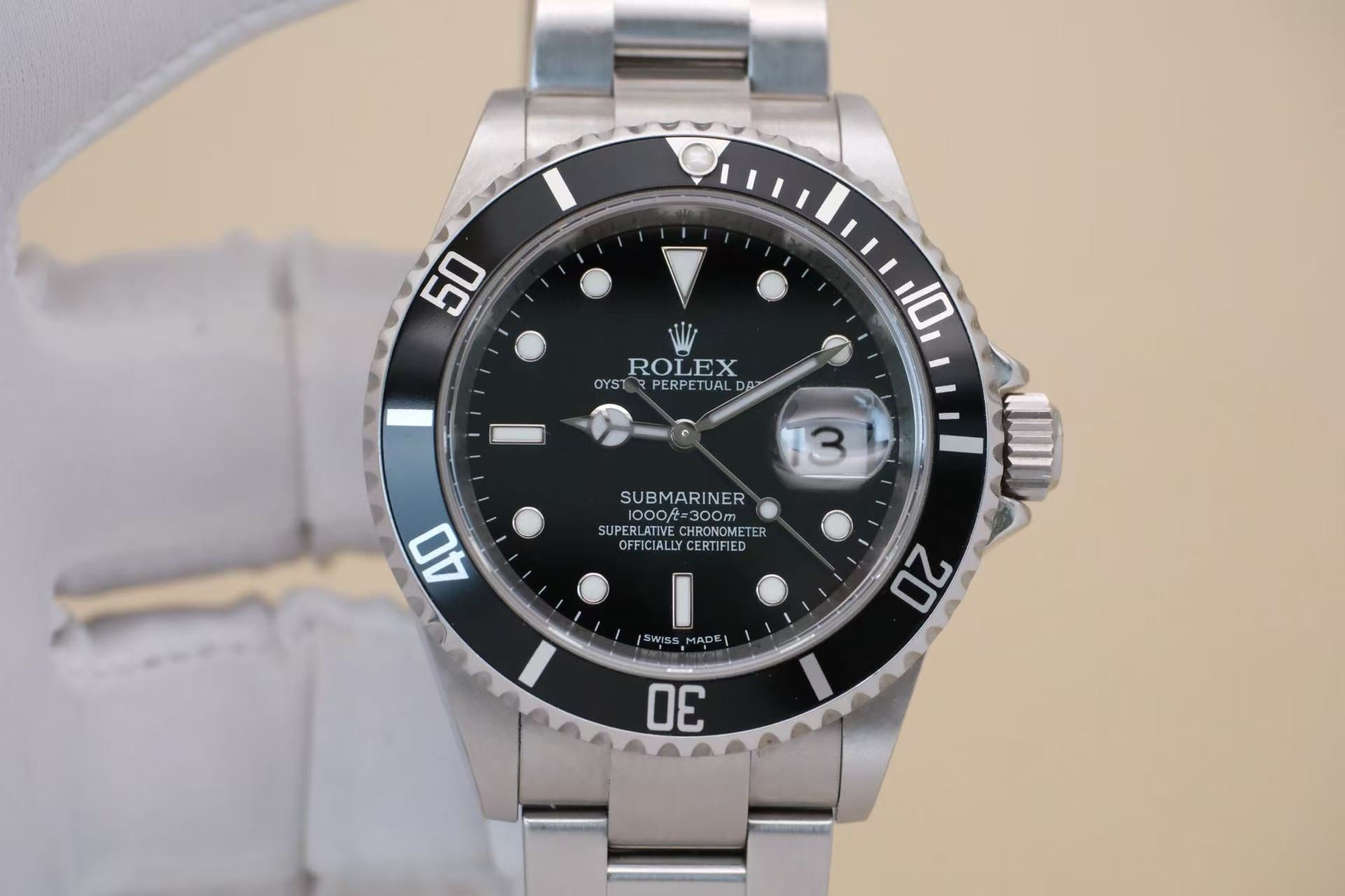 ✦ 劳力士 Rolex 潜航者型 40毫米 蚝式钢 一代铝圈黑水鬼 16610LN (2009年M字头/大全套)