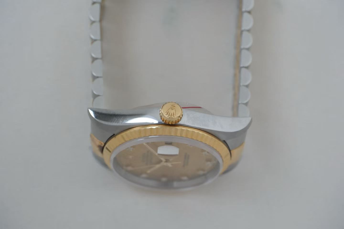 ✦ Rolex Datejust 36mm 18K two-tone champagne gold dial with diamonds 16233 (Exceptional condition/21-link bracelet)
