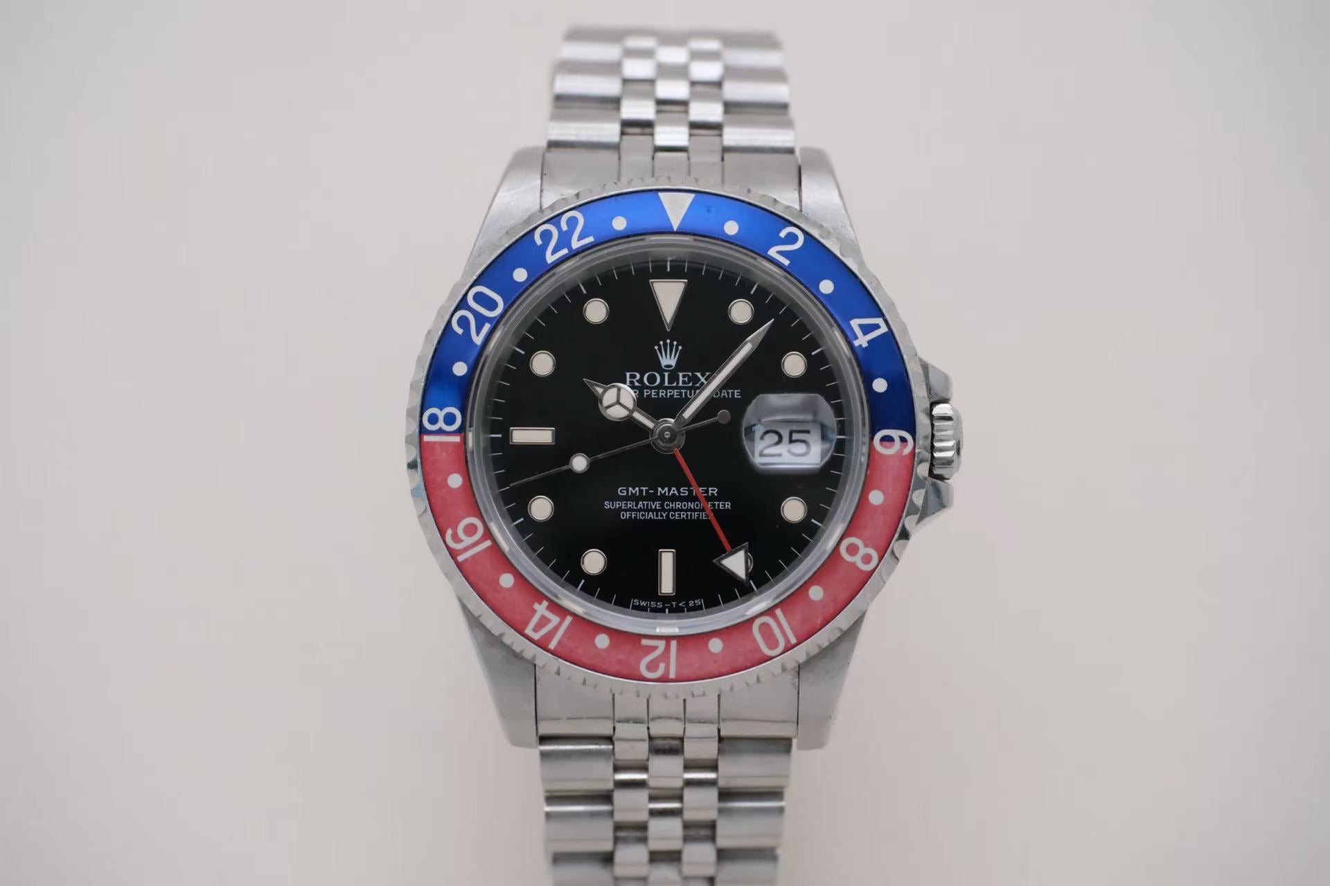 ✦ 劳力士 Rolex 格林尼治型 40毫米 铝质“可乐圈” 五铢链 16700 (E字头/已查码)