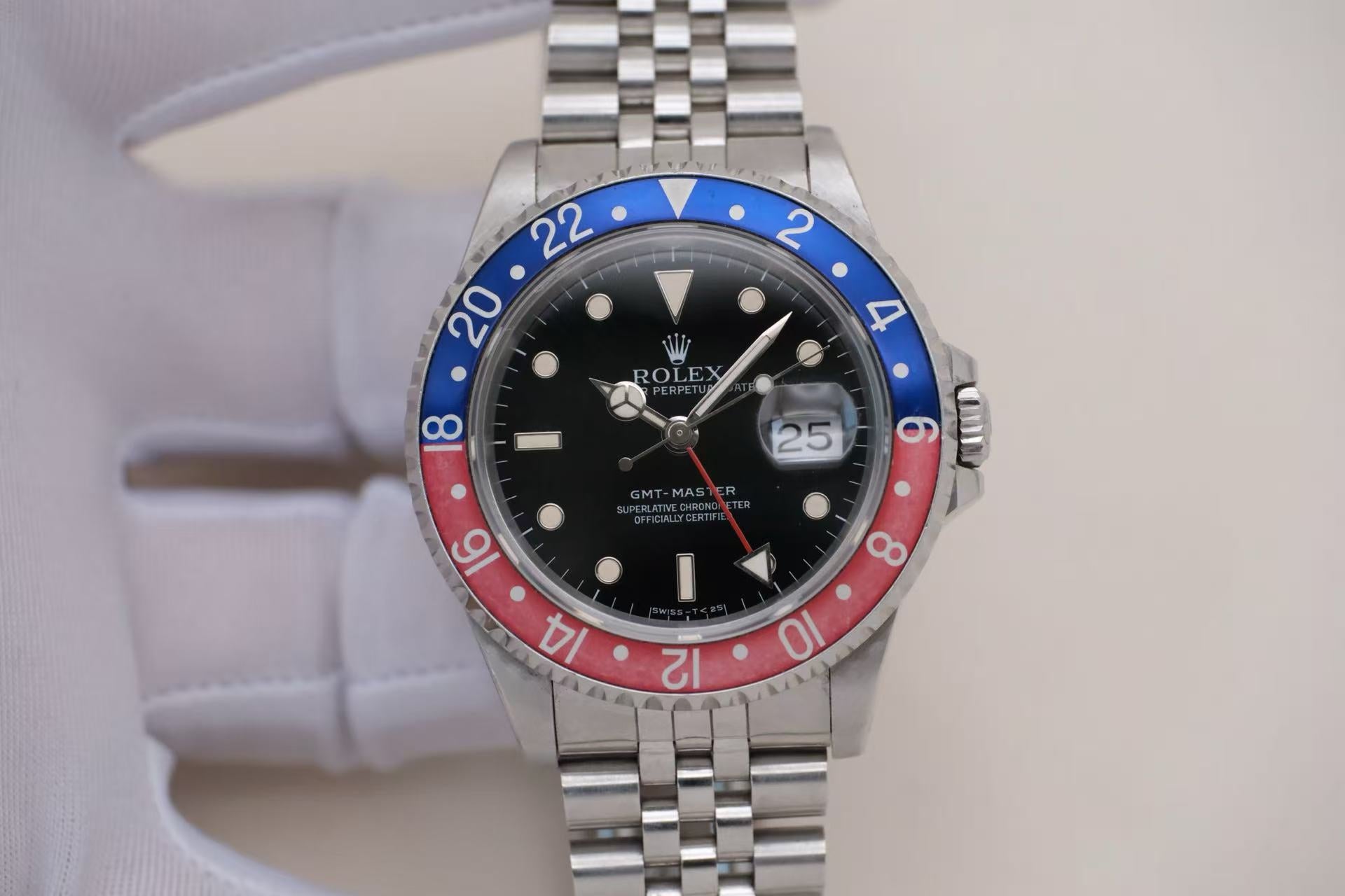 ✦ 劳力士 Rolex 格林尼治型 40毫米 铝质“可乐圈” 五铢链 16700 (E字头/已查码)