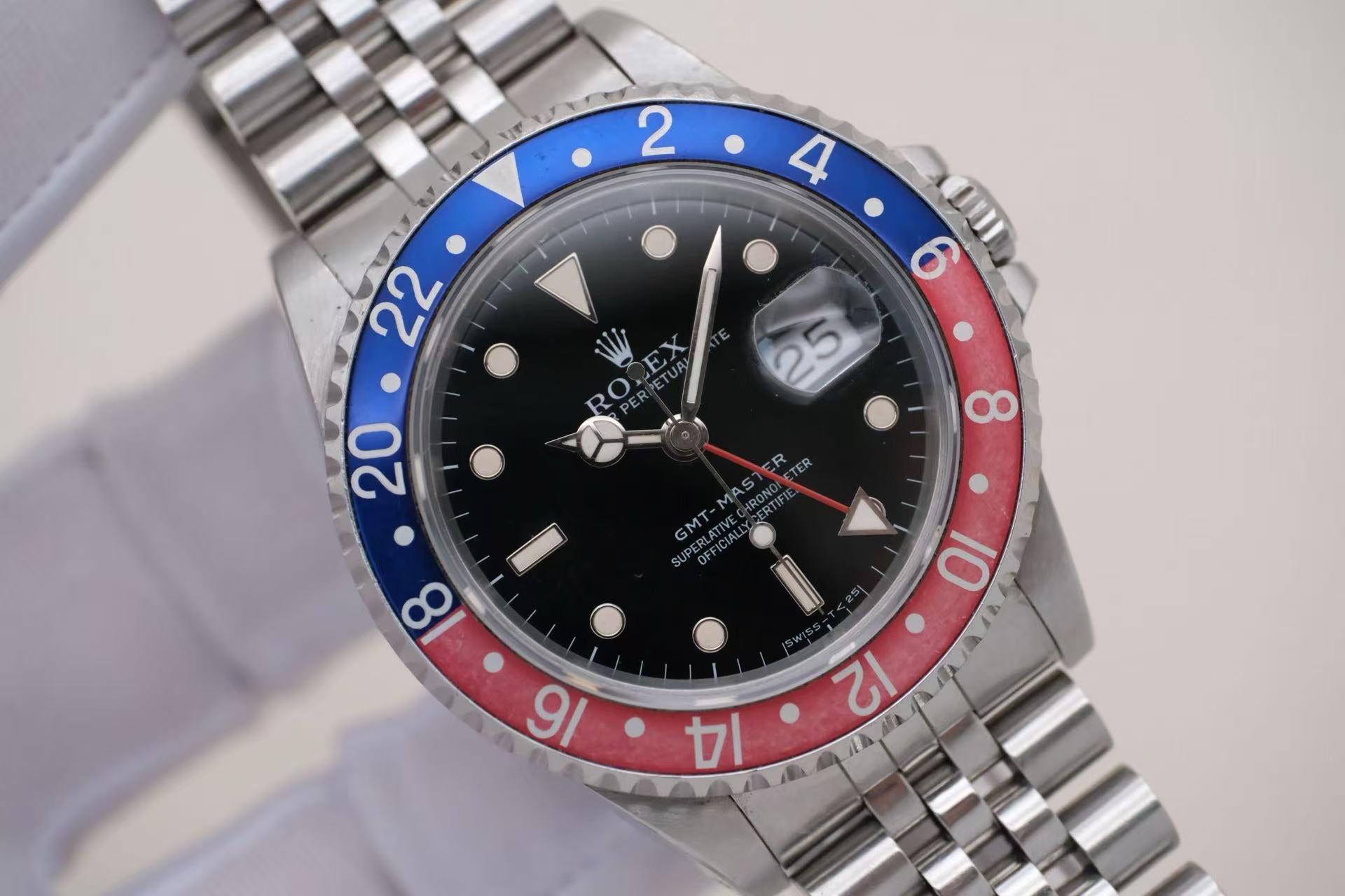 ✦ 劳力士 Rolex 格林尼治型 40毫米 铝质“可乐圈” 五铢链 16700 (E字头/已查码)