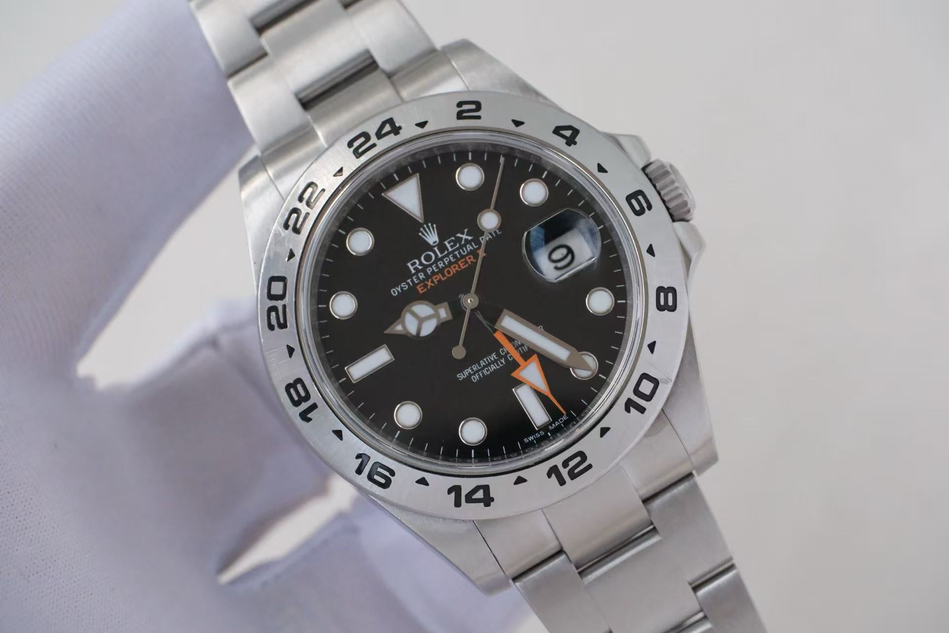 ✦ 劳力士 Rolex 探险家型 Explorer II 42毫米 蚝式钢 黑盘 216570 (2017年保卡/11.5节)