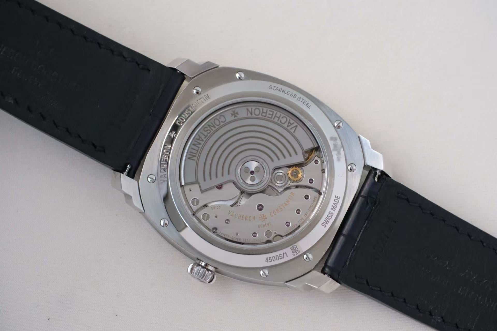 ✦ 江诗丹顿 Vacheron Constantin 奎德利系列 41x50.3毫米 不锈钢 蓝盘 4500S (近半价大漏)