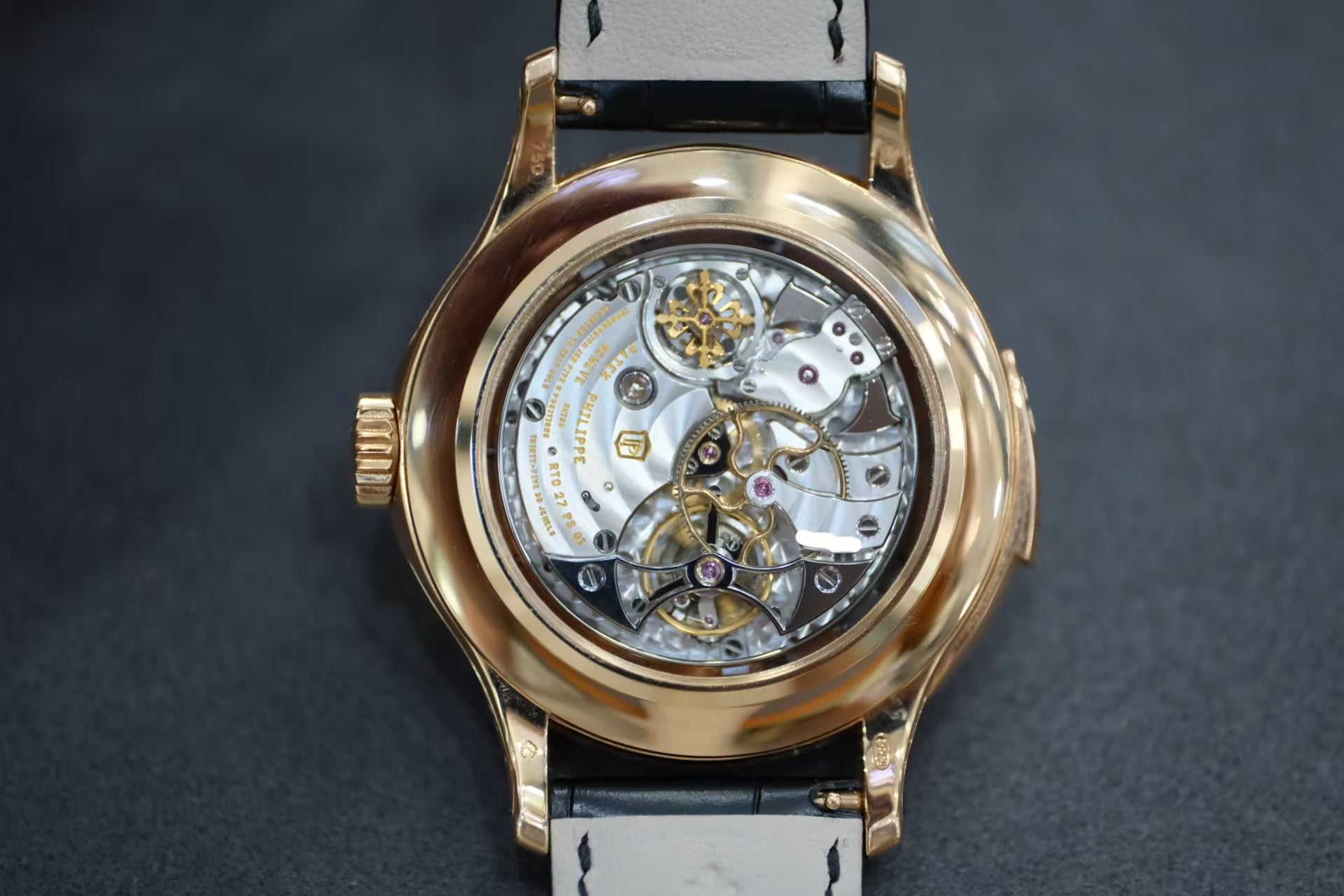 ✦ Patek Philippe Grand Complications 41mm 18K Rose Gold Minute Repeater Tourbillon Instantaneous Perpetual Calendar 5207R-001 (Complete Set, 2013)