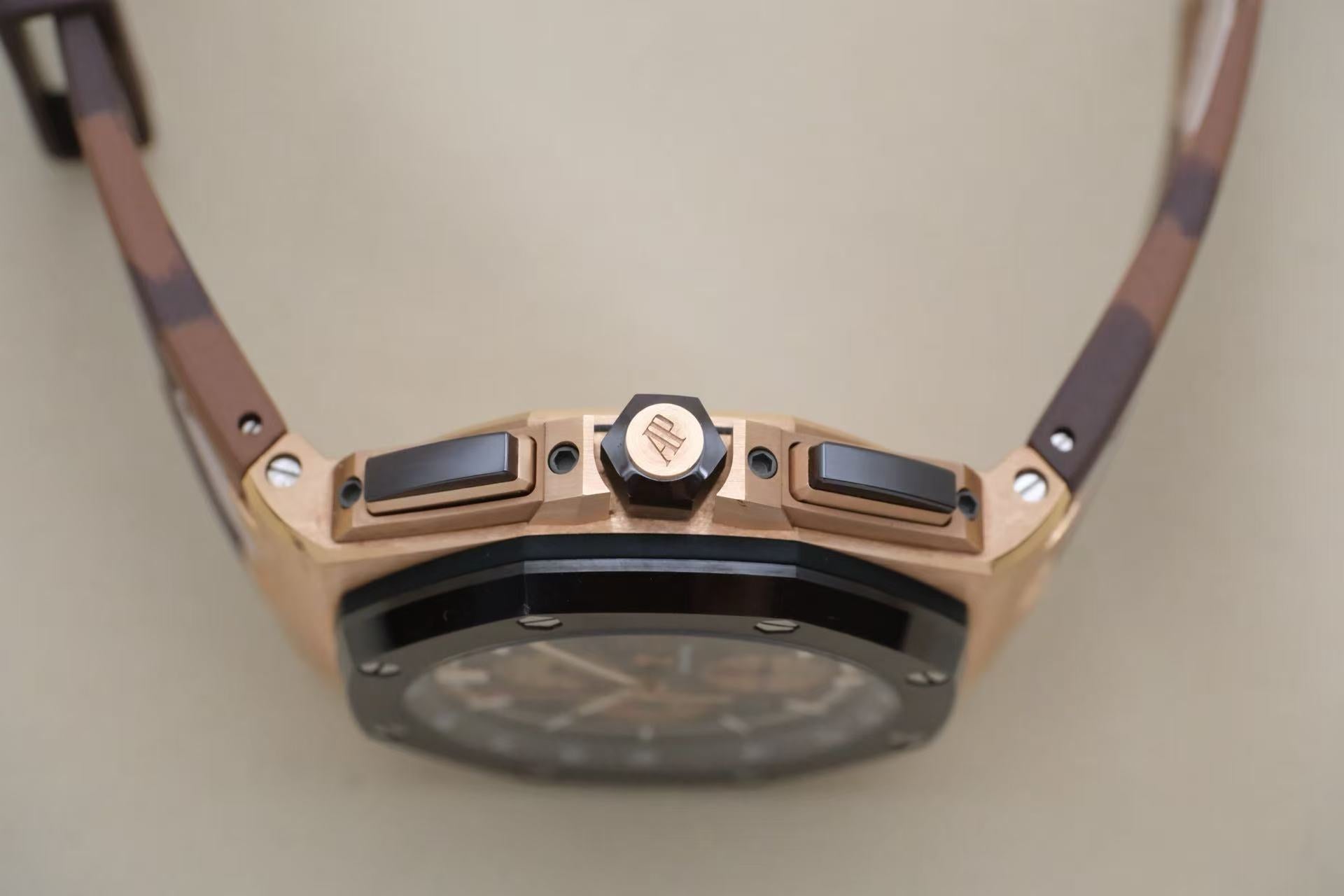 ✦ Audemars Piguet Royal Oak Offshore 44mm 18K Rose Gold Ceramic Bezel 26401RO.OO.A087CA.01 (Watch Only)