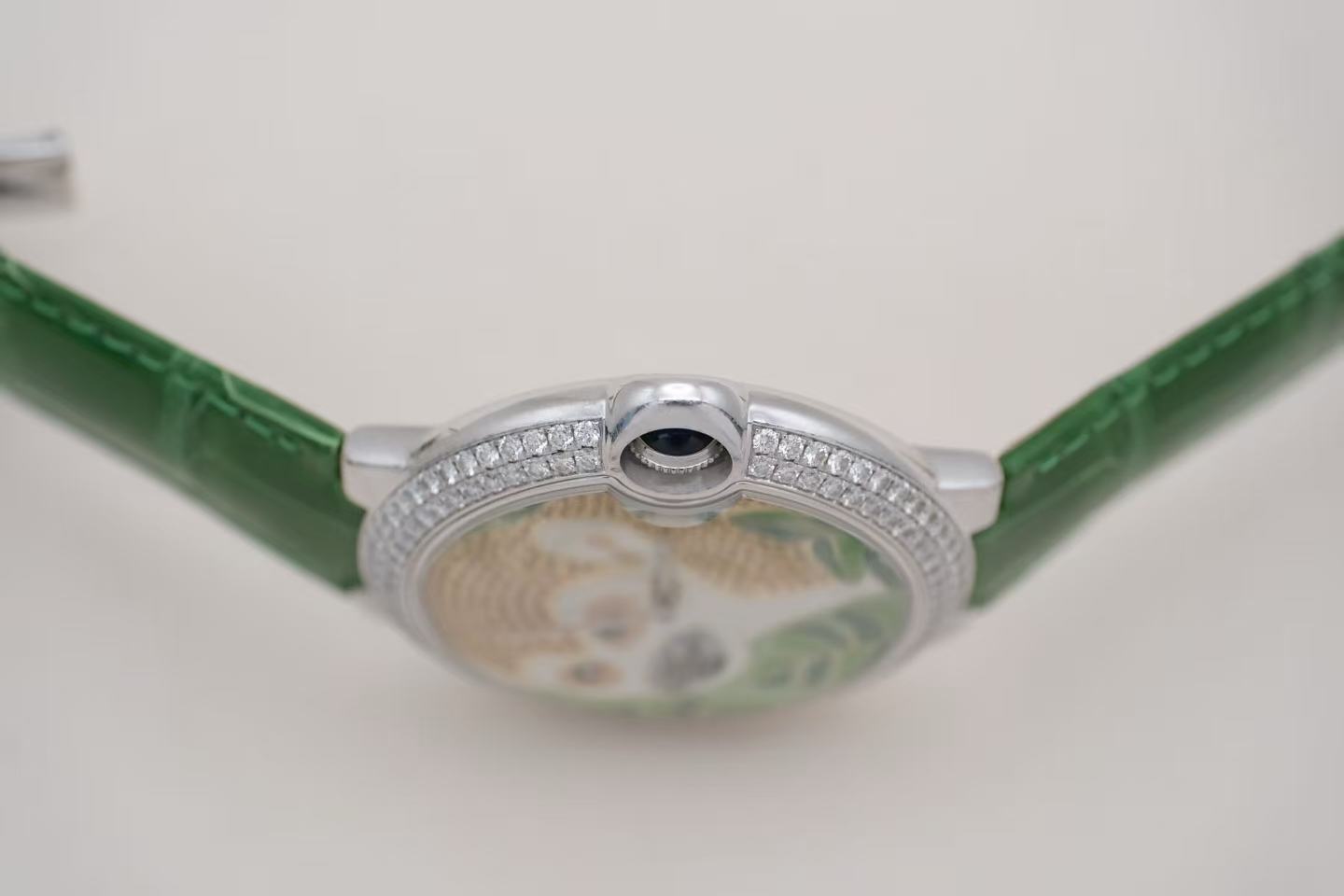 ✦ Cartier Ballon Bleu 42mm 18K White Gold Diamond-set Art Dial HPI00410 (Limited Edition of 50 Pieces/Complete Set)