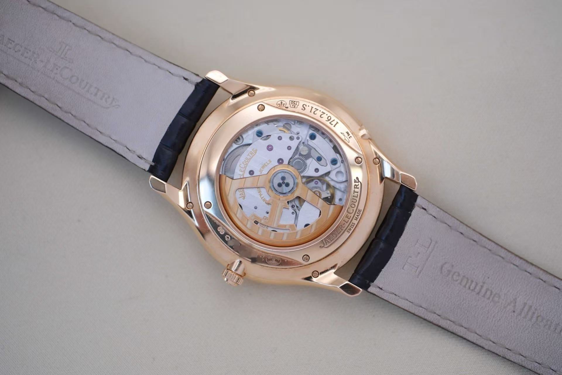 ✦ Jaeger-LeCoultre Master Ultra Thin 39mm 18K Rose Gold Annual Calendar Moon Phase Watch Q1302520 (Official 8-Year Extended Warranty/Watch Only, 2020)