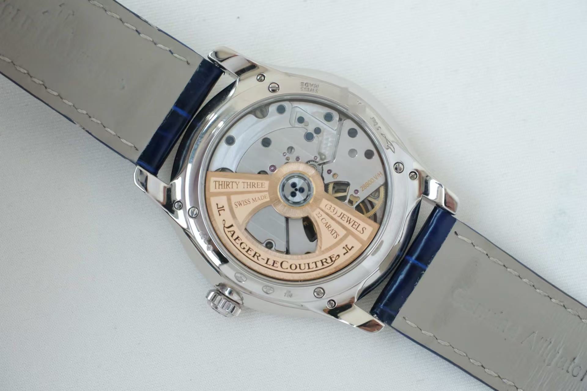 ✦ Jaeger-LeCoultre Master Collection 41.5mm 18K White Gold Diamond-Set Tourbillon Dual Time Watch Q1563580 (Exquisite Single Watch)