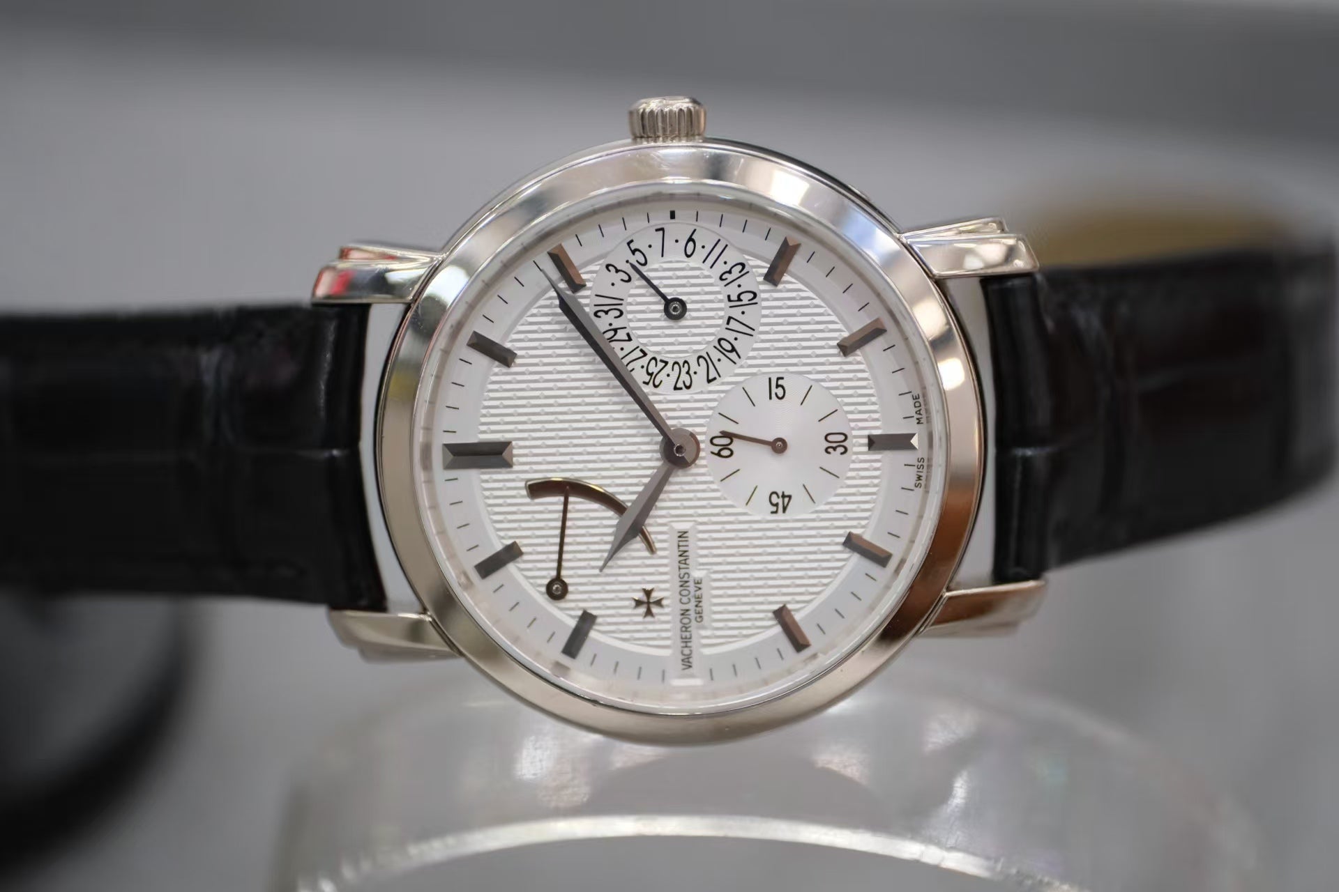 ✦ 江诗丹顿 Vacheron Constantin 马耳他系列 38毫米 18K白金 动力储备显示 83060