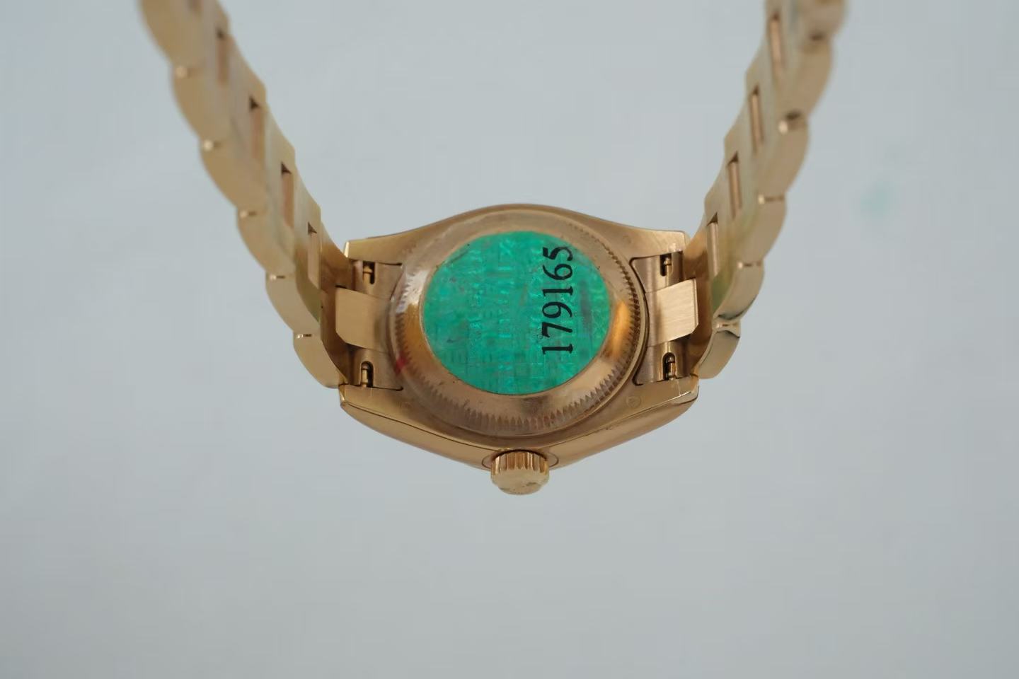 ✦ 劳力士 Rolex 女装日志型 26毫米 18K玫瑰金 黑盘 179165 (大全套/99新试戴品相)