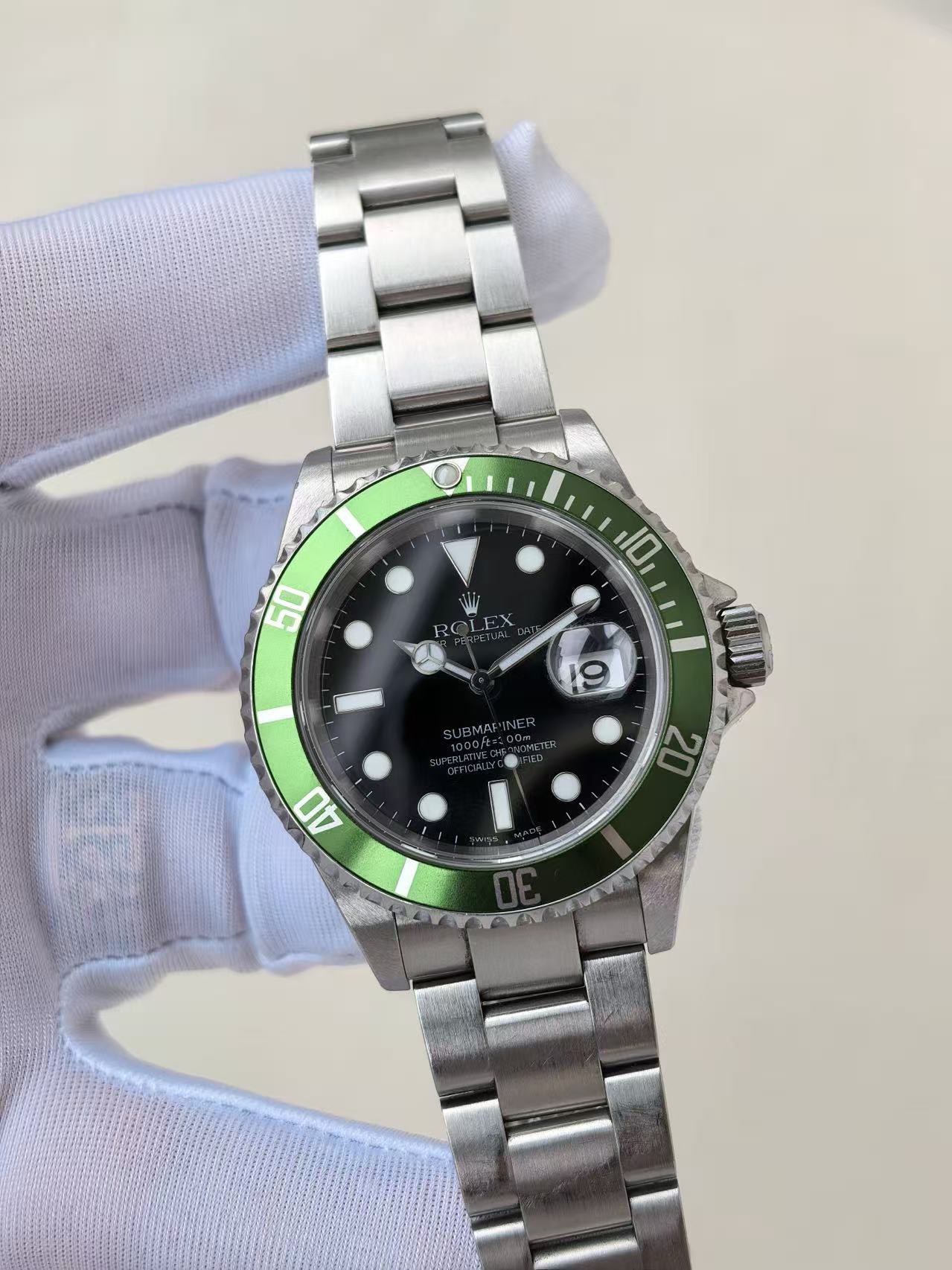 ✦ 劳力士 Rolex 潜航者型 40毫米 精钢 铝圈绿水鬼 Kermit 16610LV