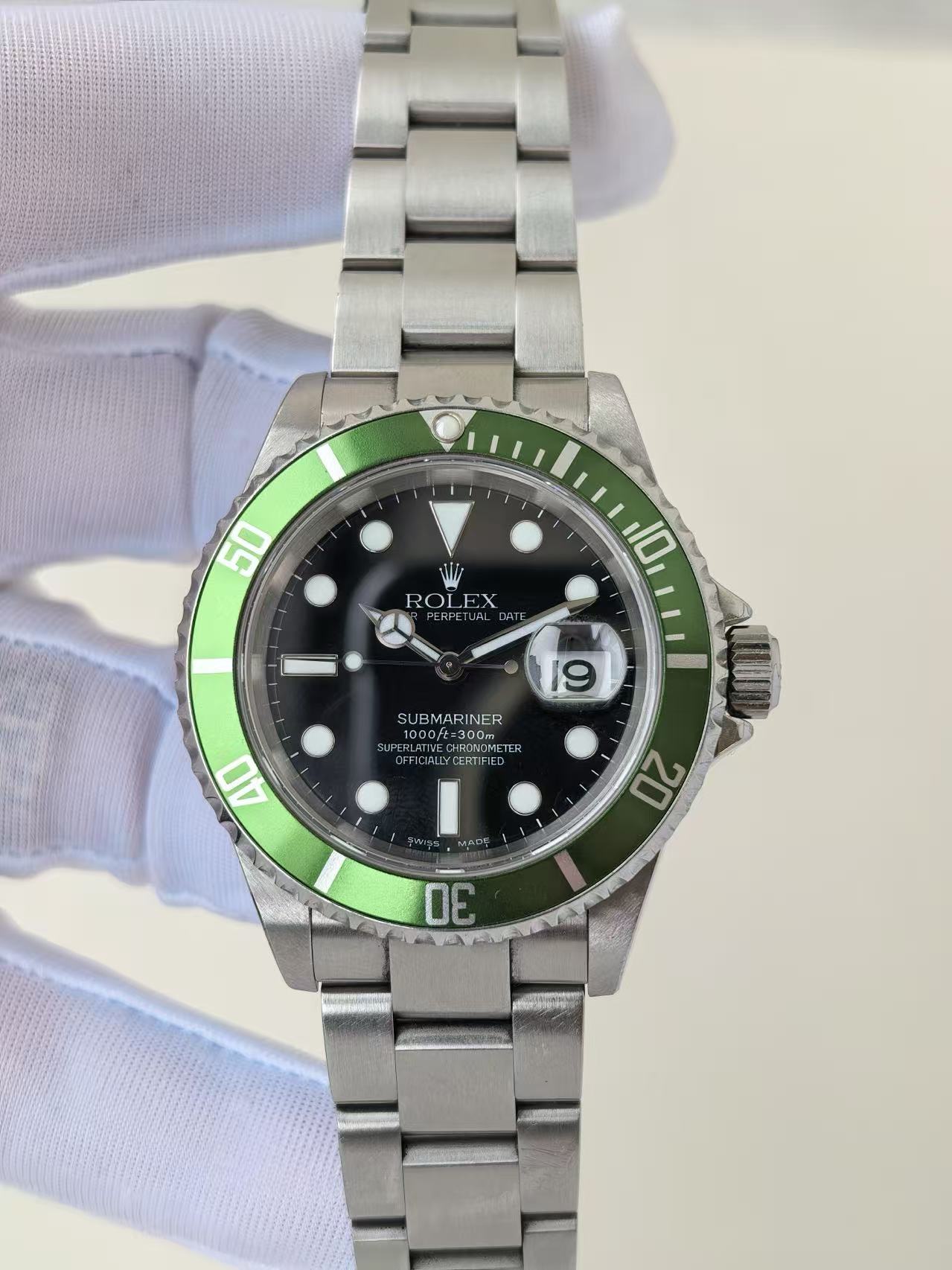 ✦ 劳力士 Rolex 潜航者型 40毫米 精钢 铝圈绿水鬼 Kermit 16610LV