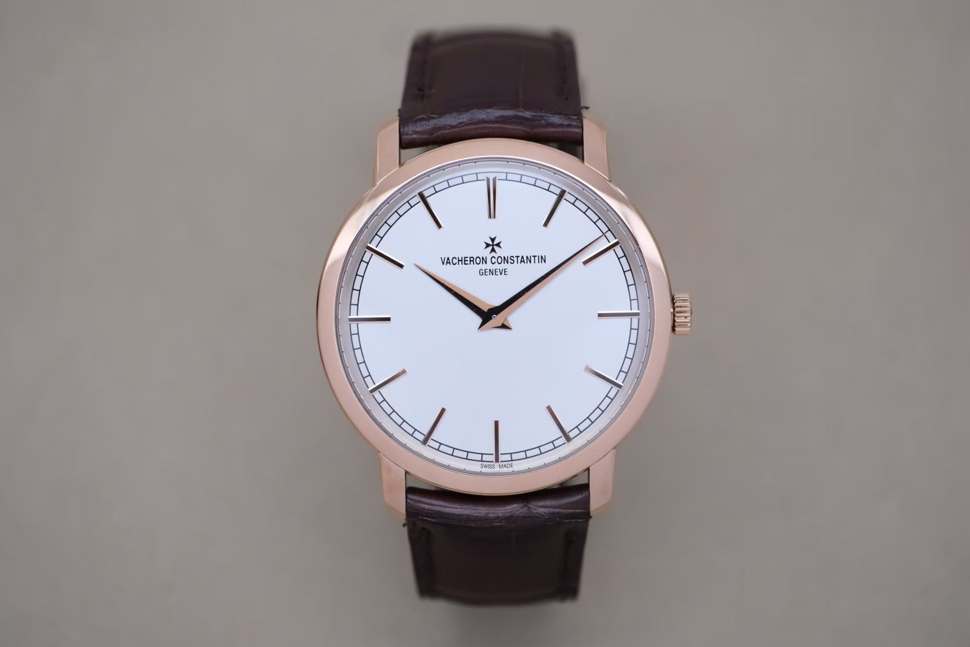 ✦ 江诗丹顿 Vacheron Constantin 传袭系列 41毫米 18K玫瑰金 自动机械 43075