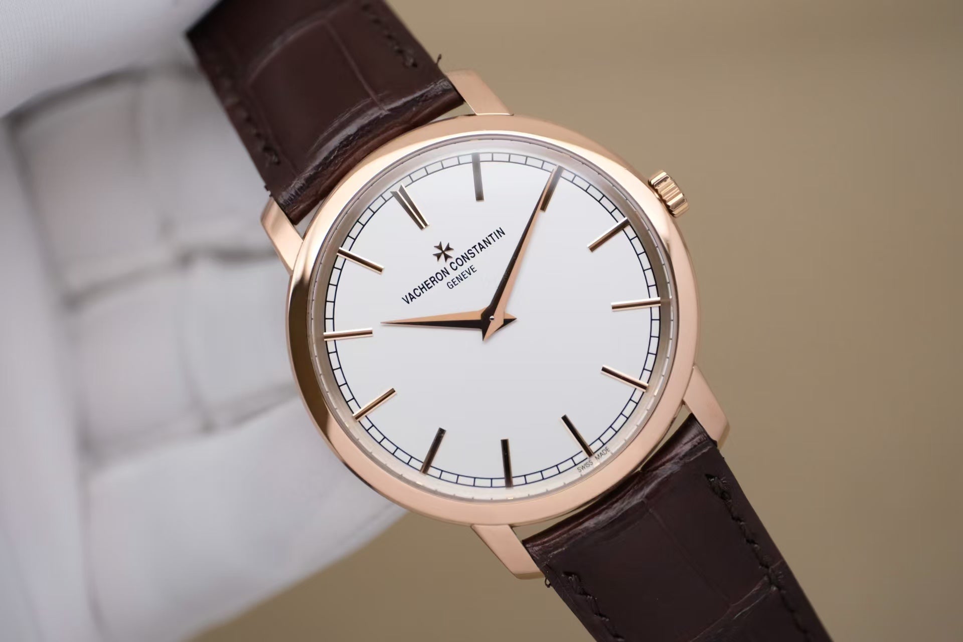 ✦ 江诗丹顿 Vacheron Constantin 传袭系列 41毫米 18K玫瑰金 自动机械 43075