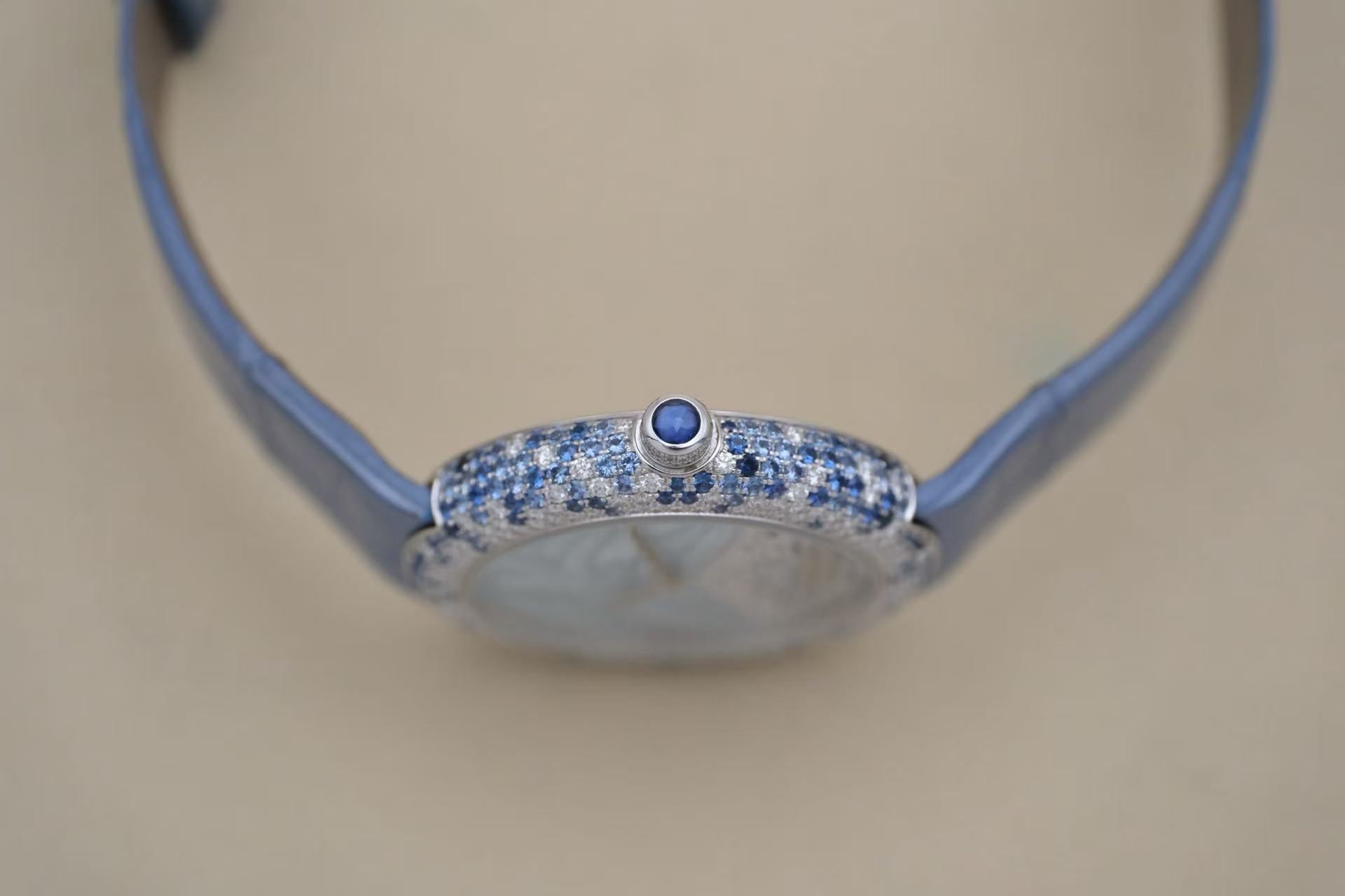 ✦ Patek Philippe Classic Watch 4899/901G 35.8mm 18K White Gold Automatic Mechanical Ladies' Watch with Diamonds and Sapphire Crystal