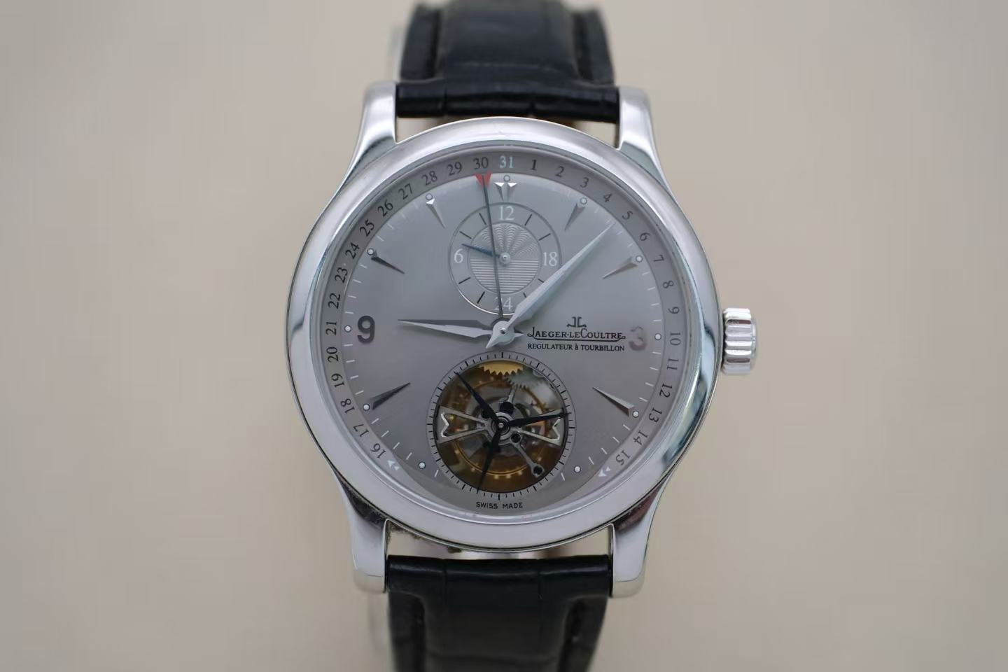 ✦ Jaeger-LeCoultre Master Collection Q1656450 41.5mm PT950 Platinum Tourbillon Limited Edition