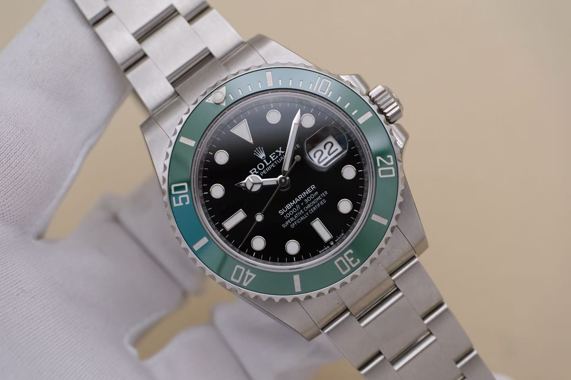 ✦ 劳力士 Rolex 潜航者型 126610LV 41毫米 蚝式钢 绿圈黑盘 自动机械