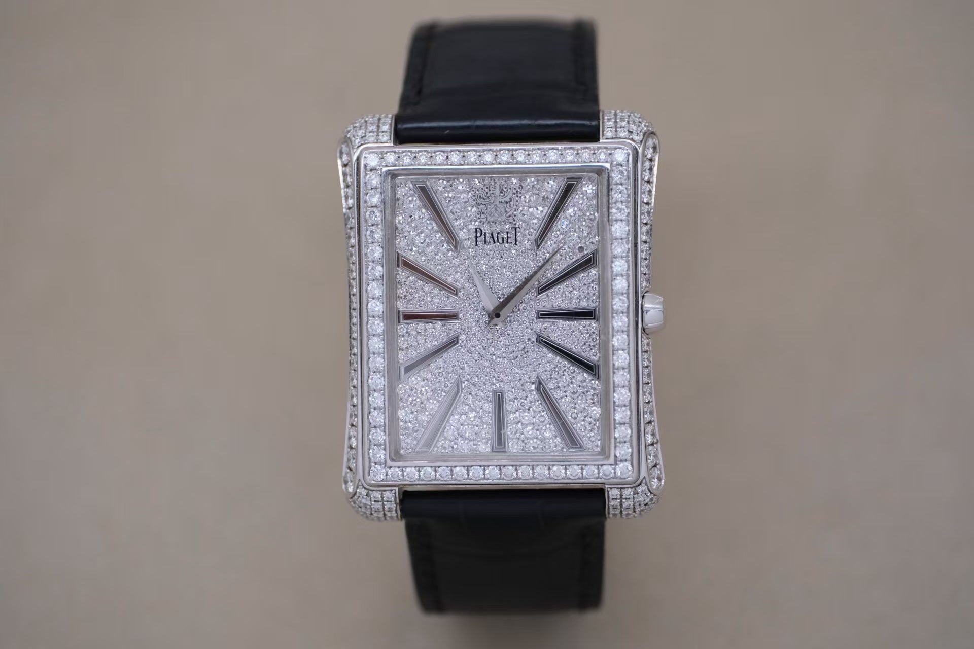 ✦ Piaget Jewelry Watch G0A33075 36x46mm 18K White Gold Diamond-Set Automatic Mechanical Watch