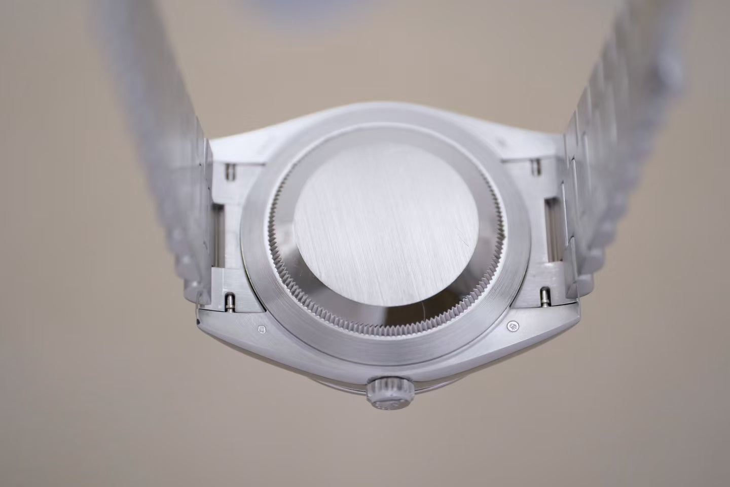 ✦ Rolex Day-Date 228396TBR 40mm 950 Platinum Ice Blue Dial with Crystal Diamonds - Automatic Mechanical