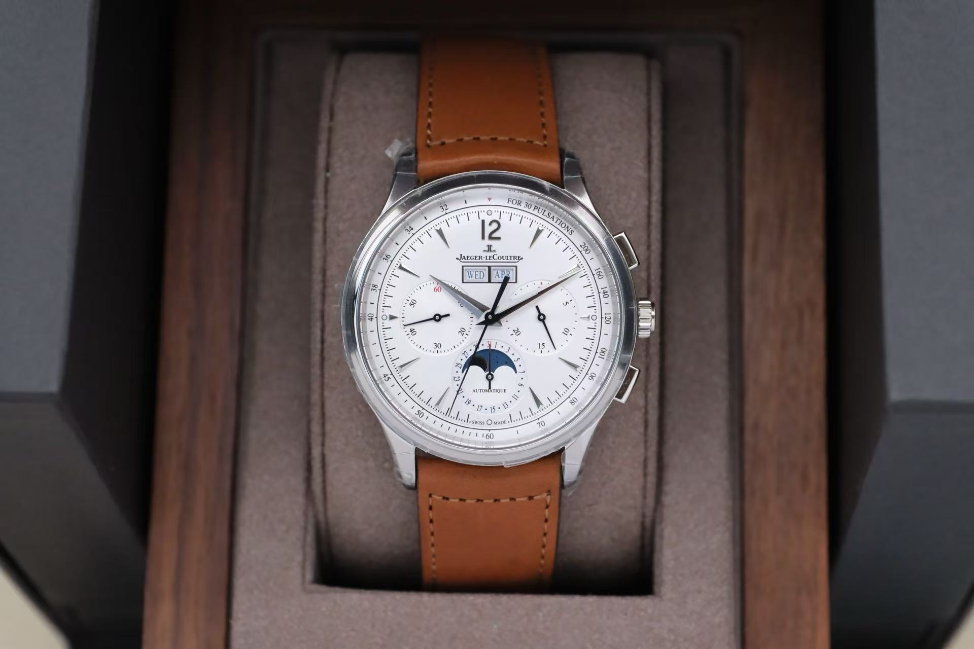 ✦ 积家 Jaeger-LeCoultre 大师系列 Q413843J 40毫米 精钢 全历月相计时 自动机械
