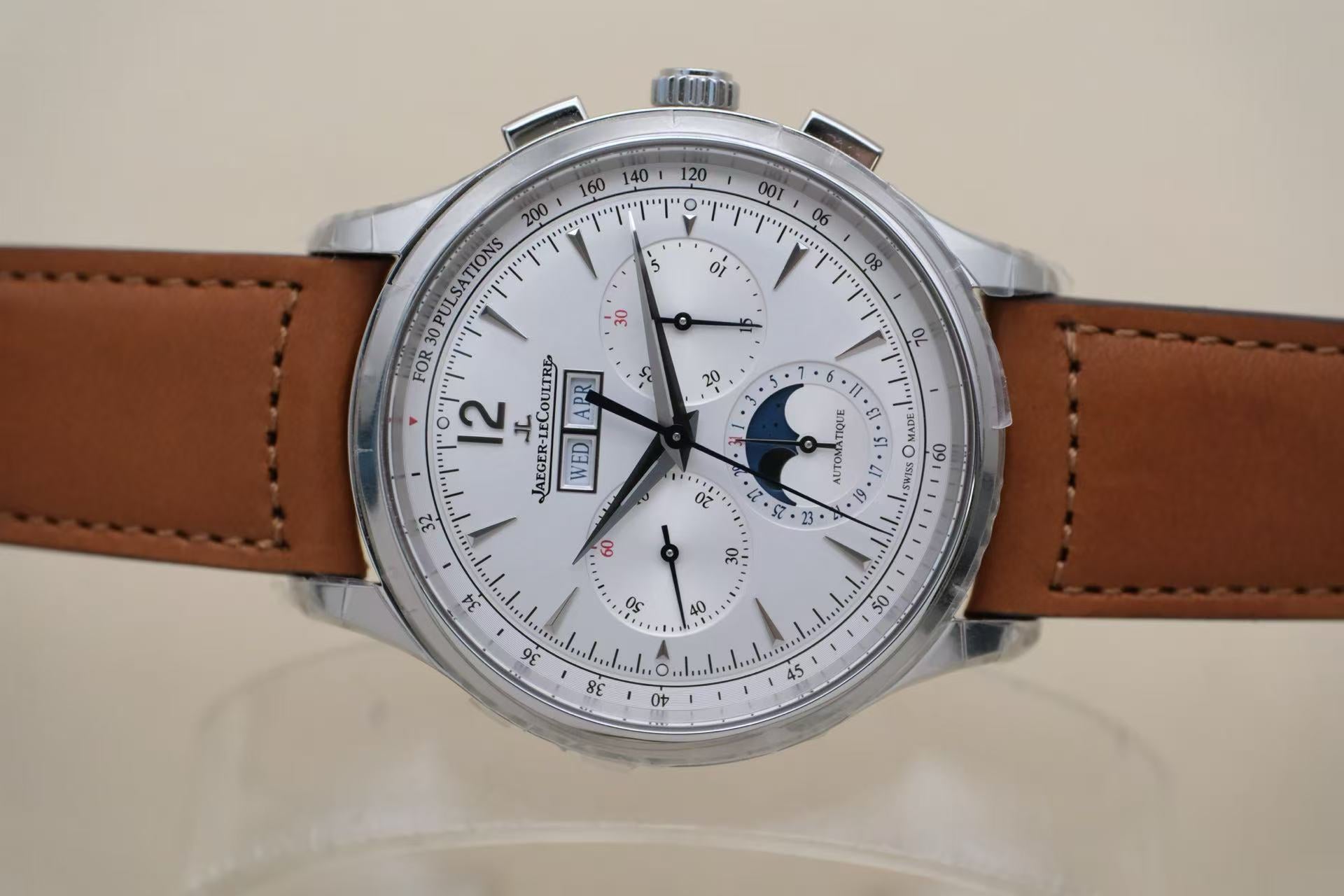 ✦ 积家 Jaeger-LeCoultre 大师系列 Q413843J 40毫米 精钢 全历月相计时 自动机械